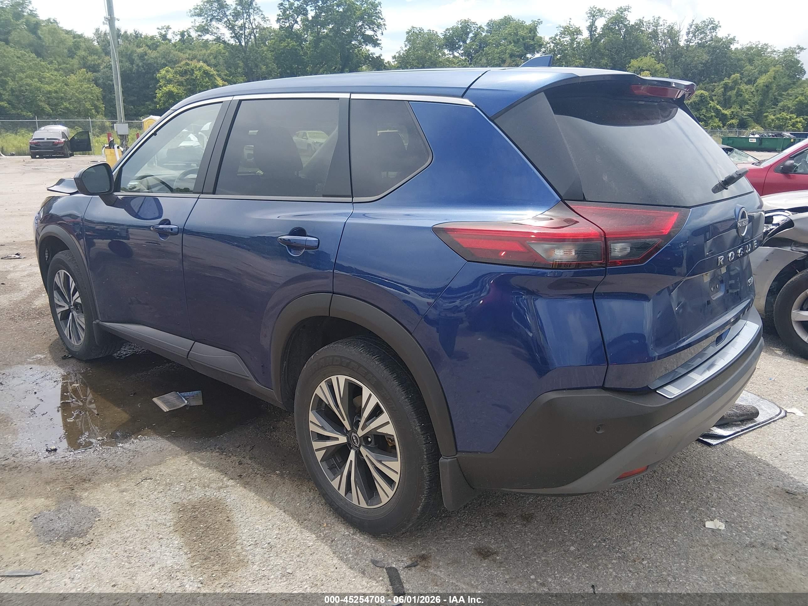 2023 Nissan Rogue Sv Fwd Blue vin: JN8BT3BA0PW437208