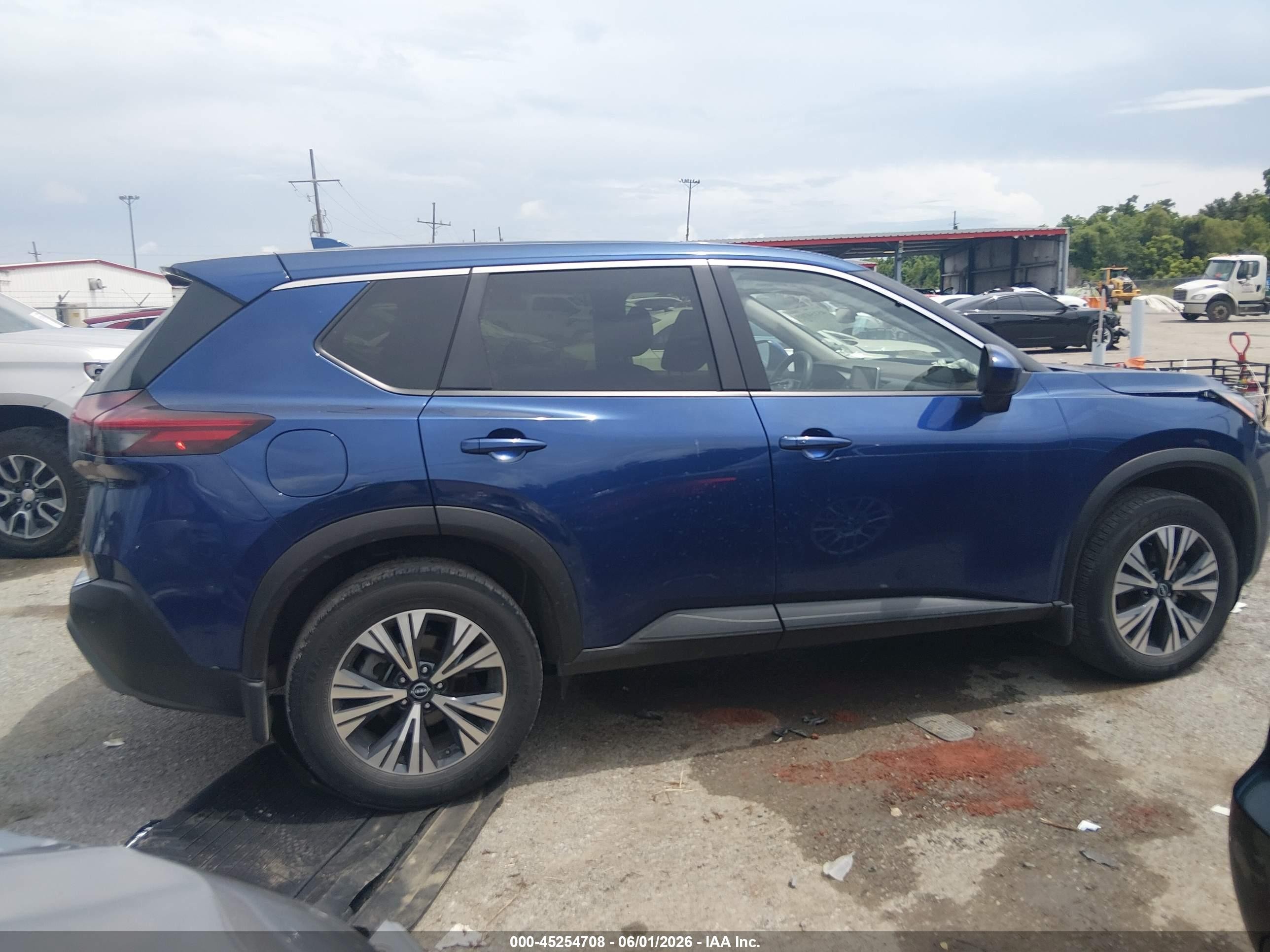 2023 Nissan Rogue Sv Fwd Blue vin: JN8BT3BA0PW437208
