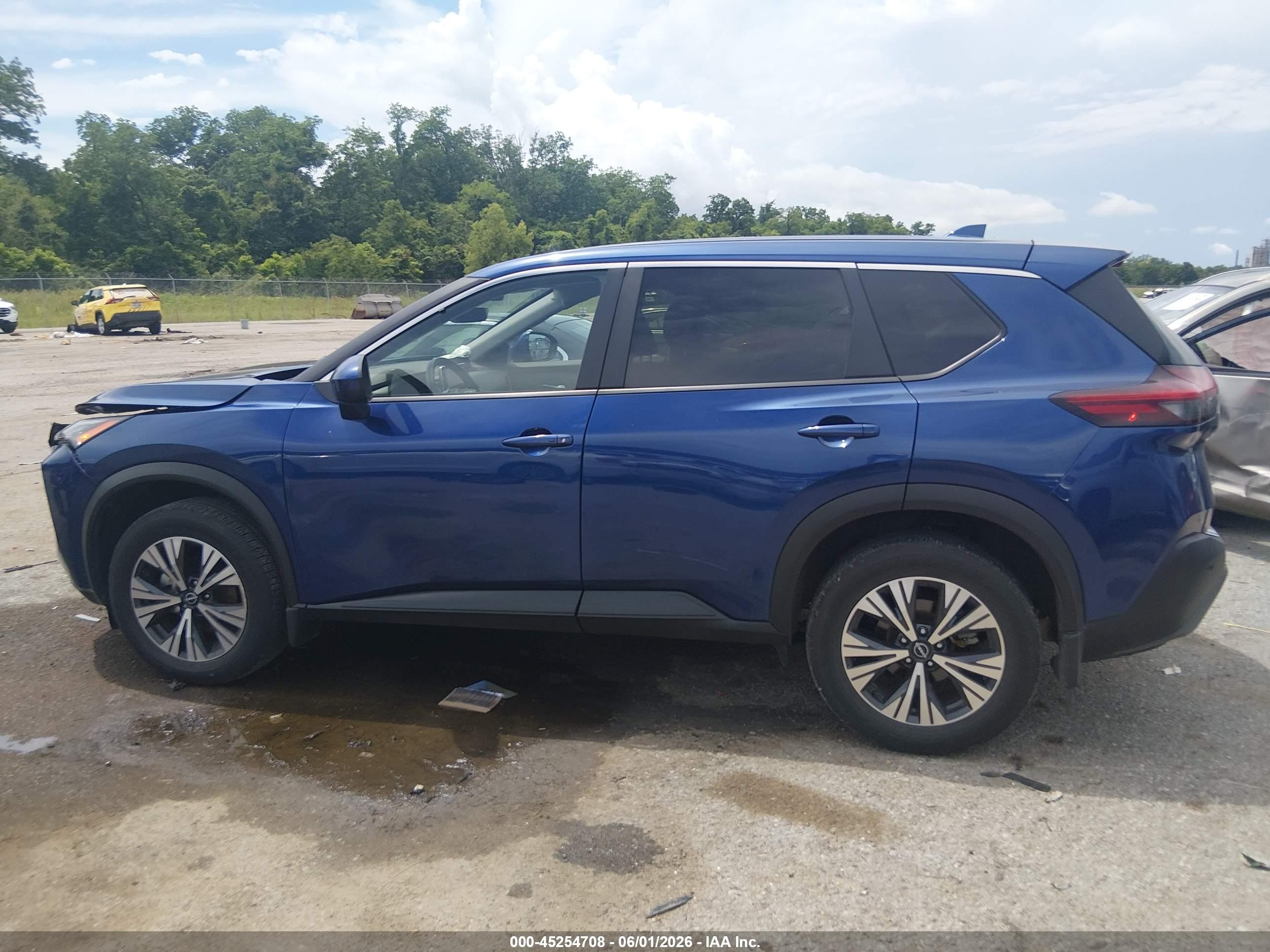 2023 Nissan Rogue Sv Fwd Blue vin: JN8BT3BA0PW437208