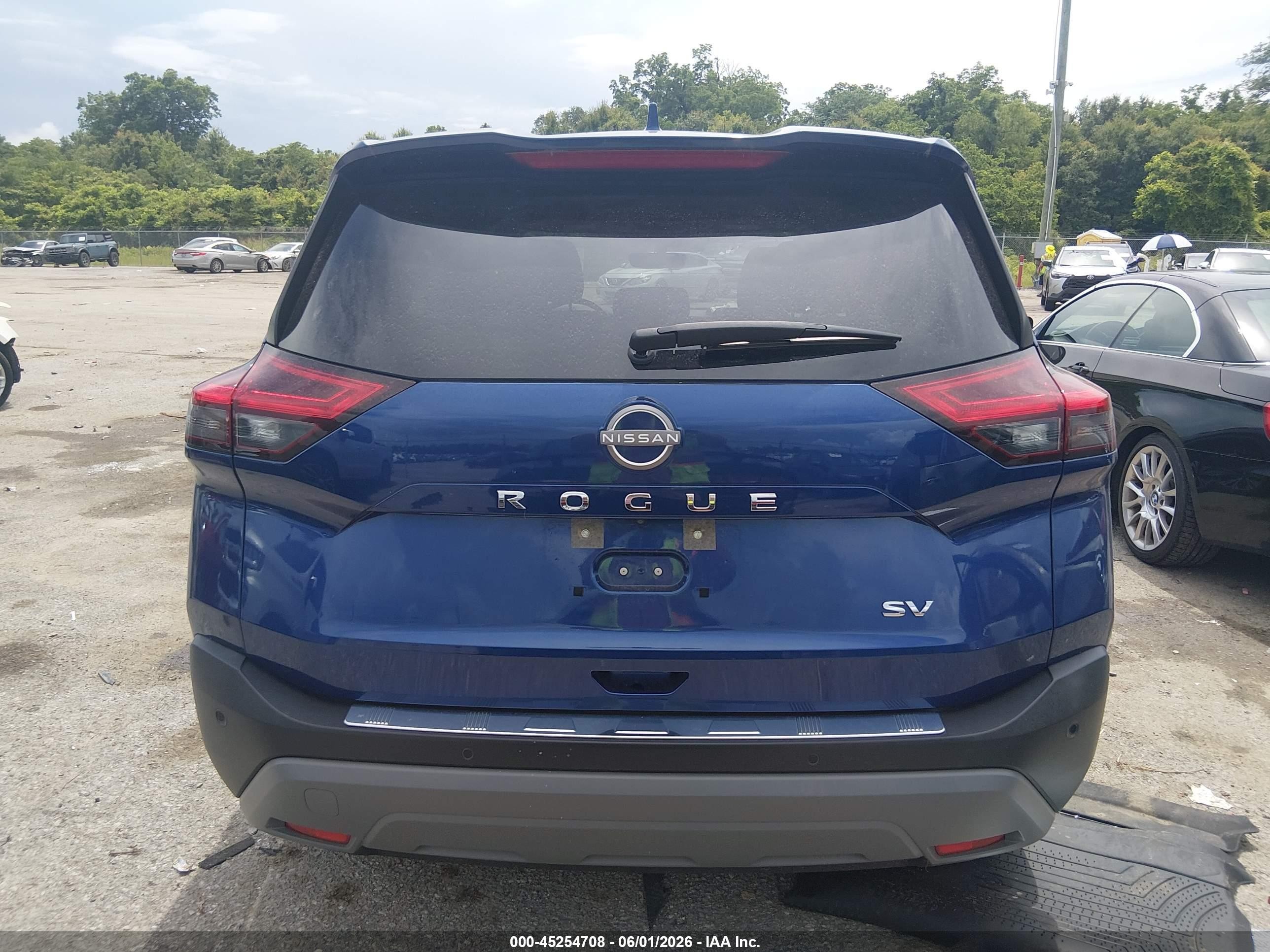 2023 Nissan Rogue Sv Fwd Blue vin: JN8BT3BA0PW437208