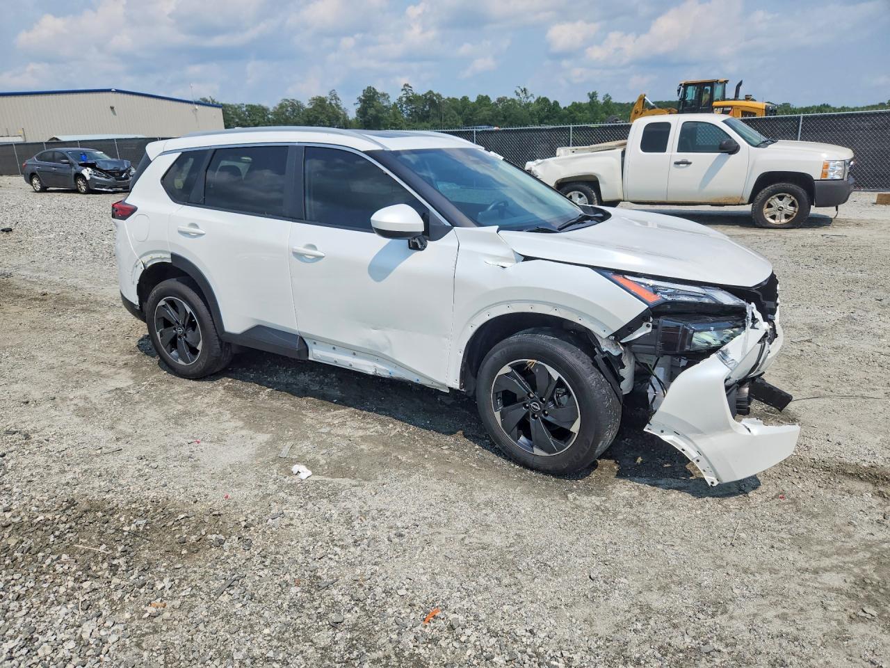2024 Nissan Rogue Sv White vin: JN8BT3BA0RW357104
