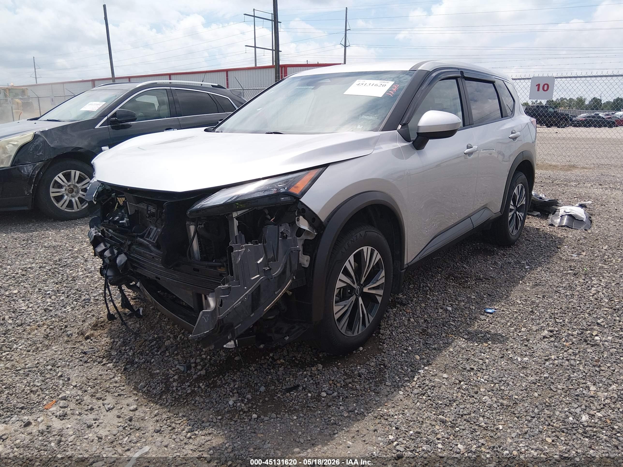 2023 Nissan Rogue Sv Fwd Серебряный vin: JN8BT3BA1PW429912