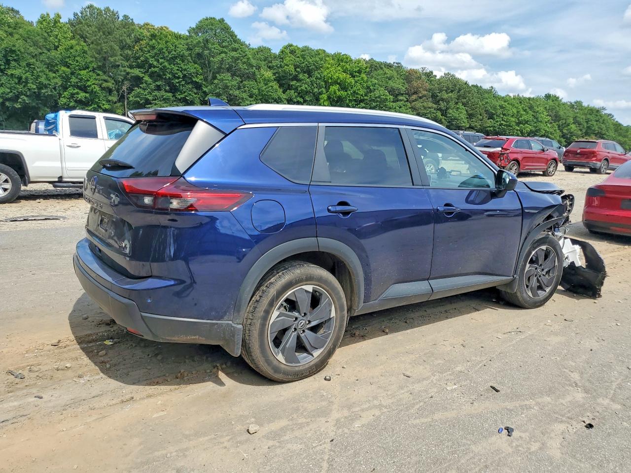 2024 Nissan Rogue Sv Blue vin: JN8BT3BA2RW361476