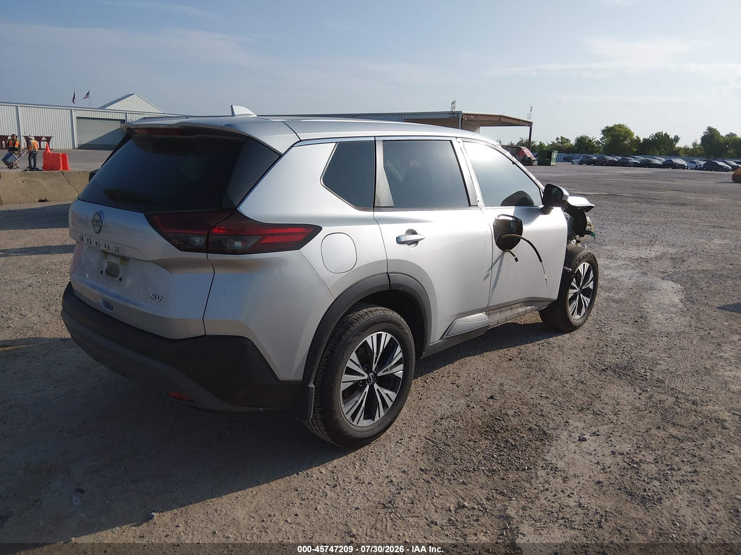 2023 Nissan Rogue Sv Fwd Silver vin: JN8BT3BA3PW416286