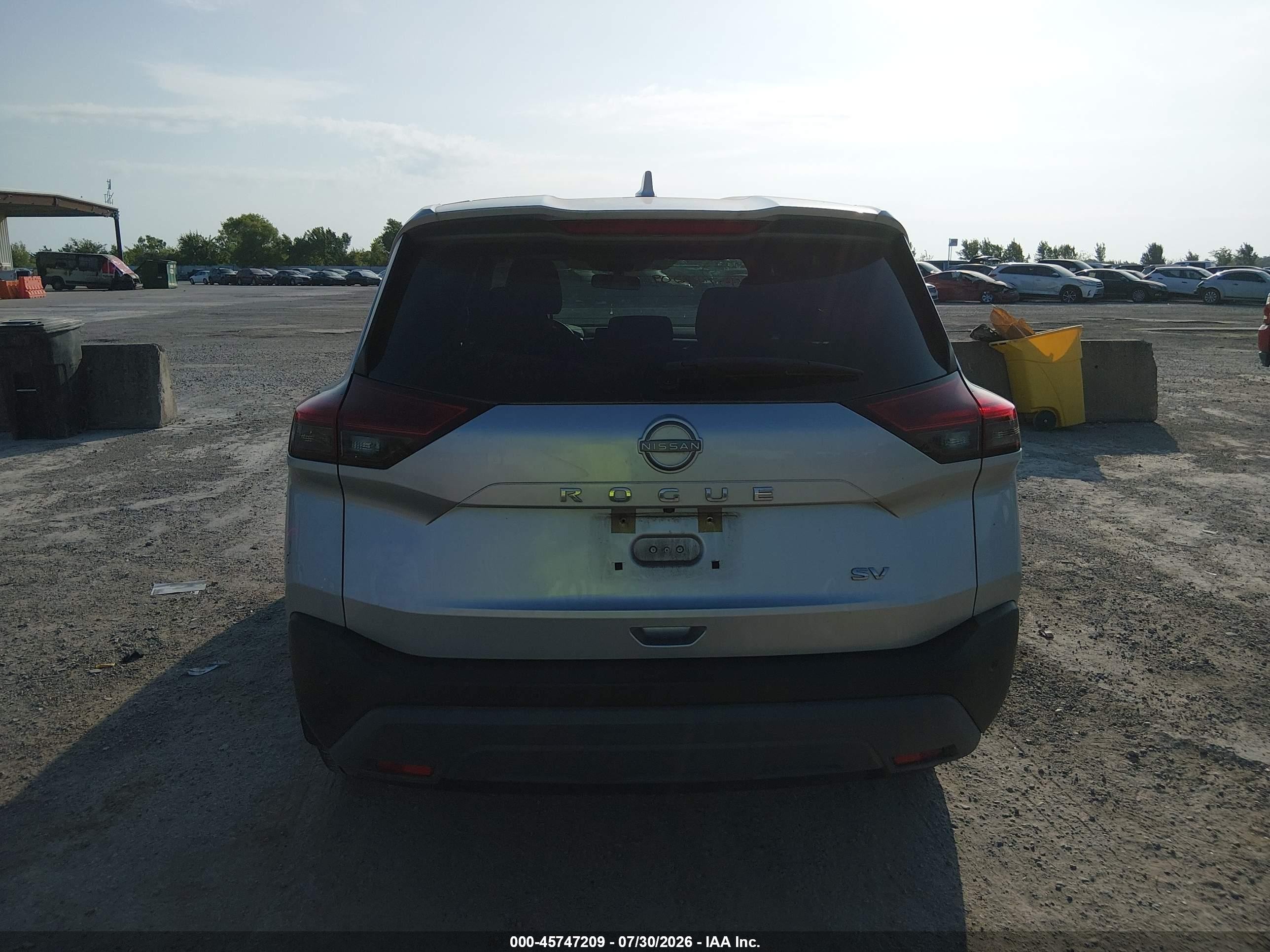 2023 Nissan Rogue Sv Fwd Silver vin: JN8BT3BA3PW416286