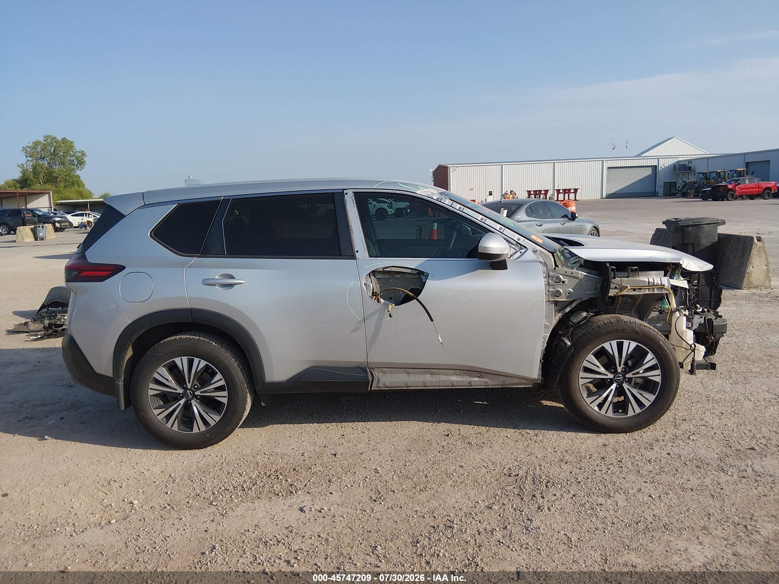 2023 Nissan Rogue Sv Fwd Silver vin: JN8BT3BA3PW416286