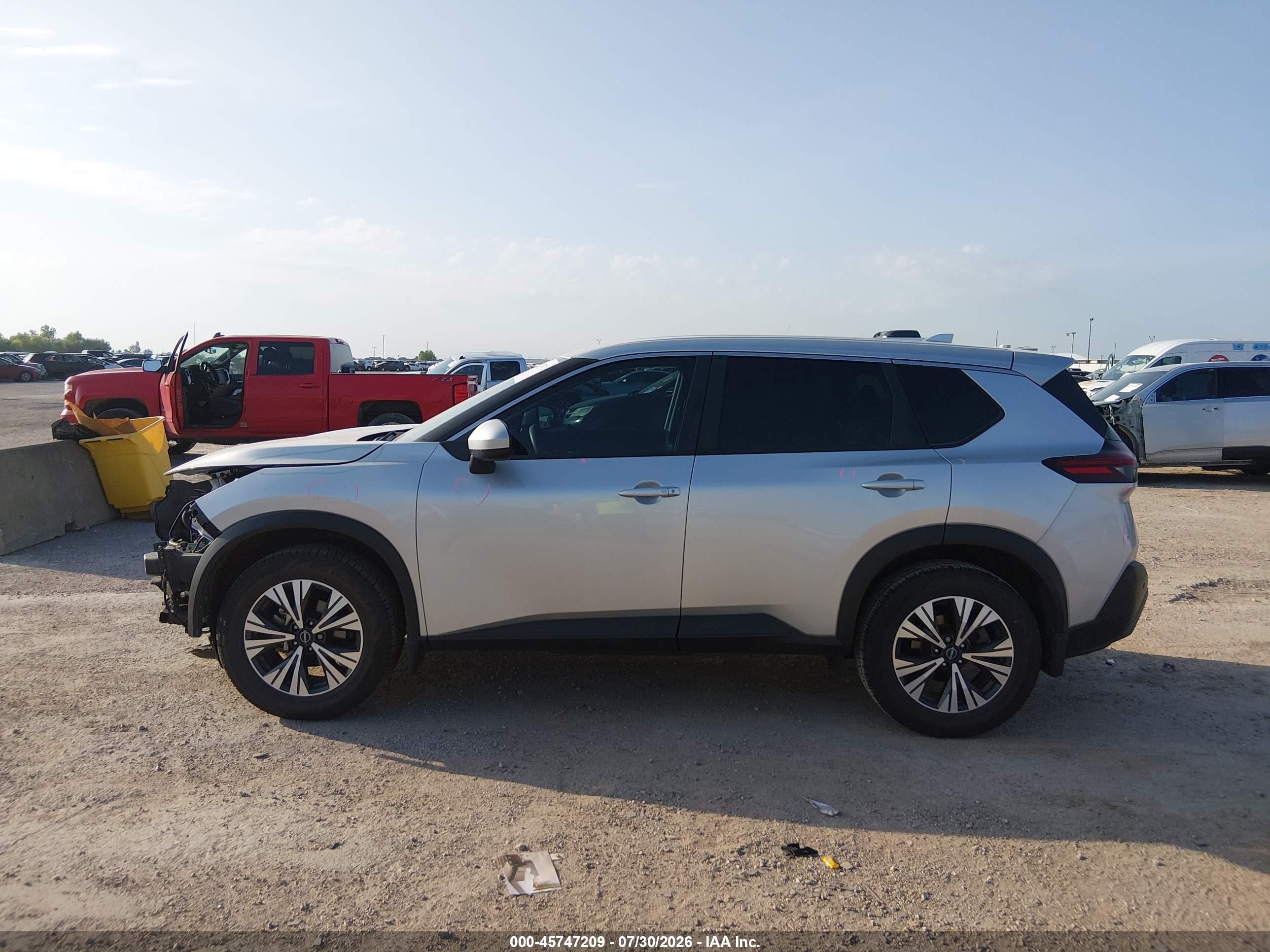 2023 Nissan Rogue Sv Fwd Silver vin: JN8BT3BA3PW416286
