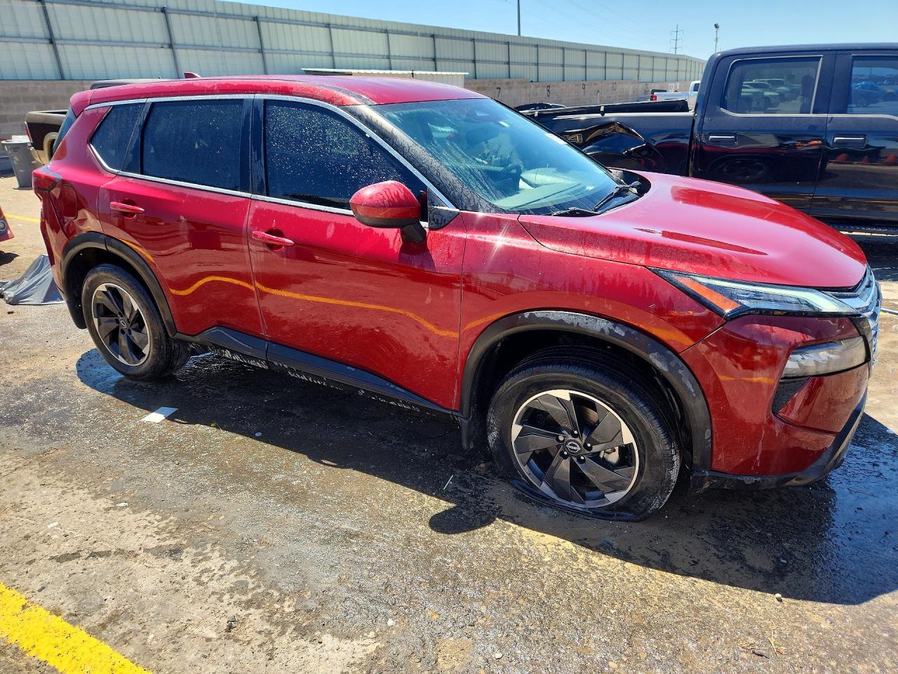 2024 Nissan Rogue Sv Red vin: JN8BT3BA6RW003264