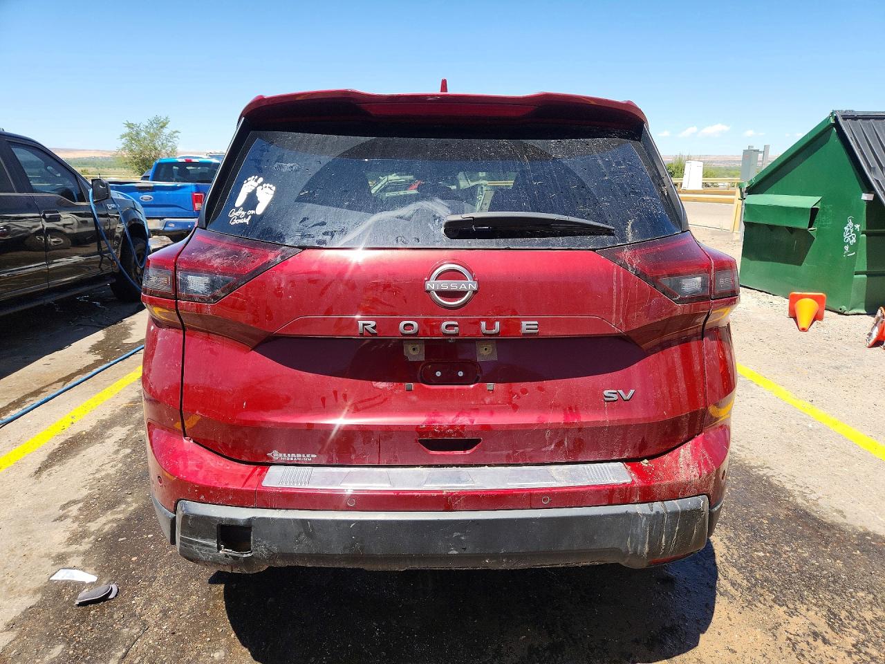 2024 Nissan Rogue Sv Red vin: JN8BT3BA6RW003264