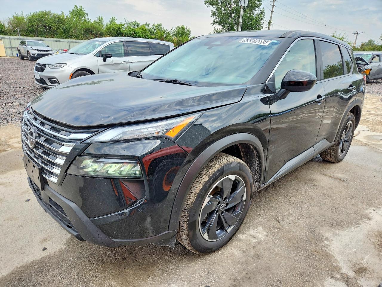 2025 Nissan Rogue Black vin: JN8BT3BA7SW007815