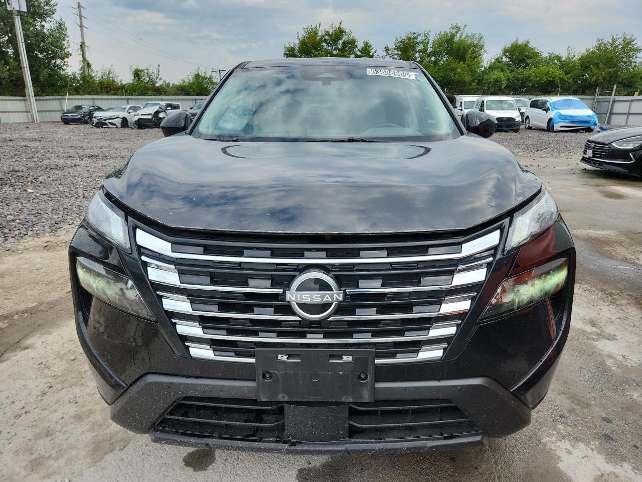 2025 Nissan Rogue Black vin: JN8BT3BA7SW007815 Damage: Front Bumper, Multiple Scratches Heavy, 4