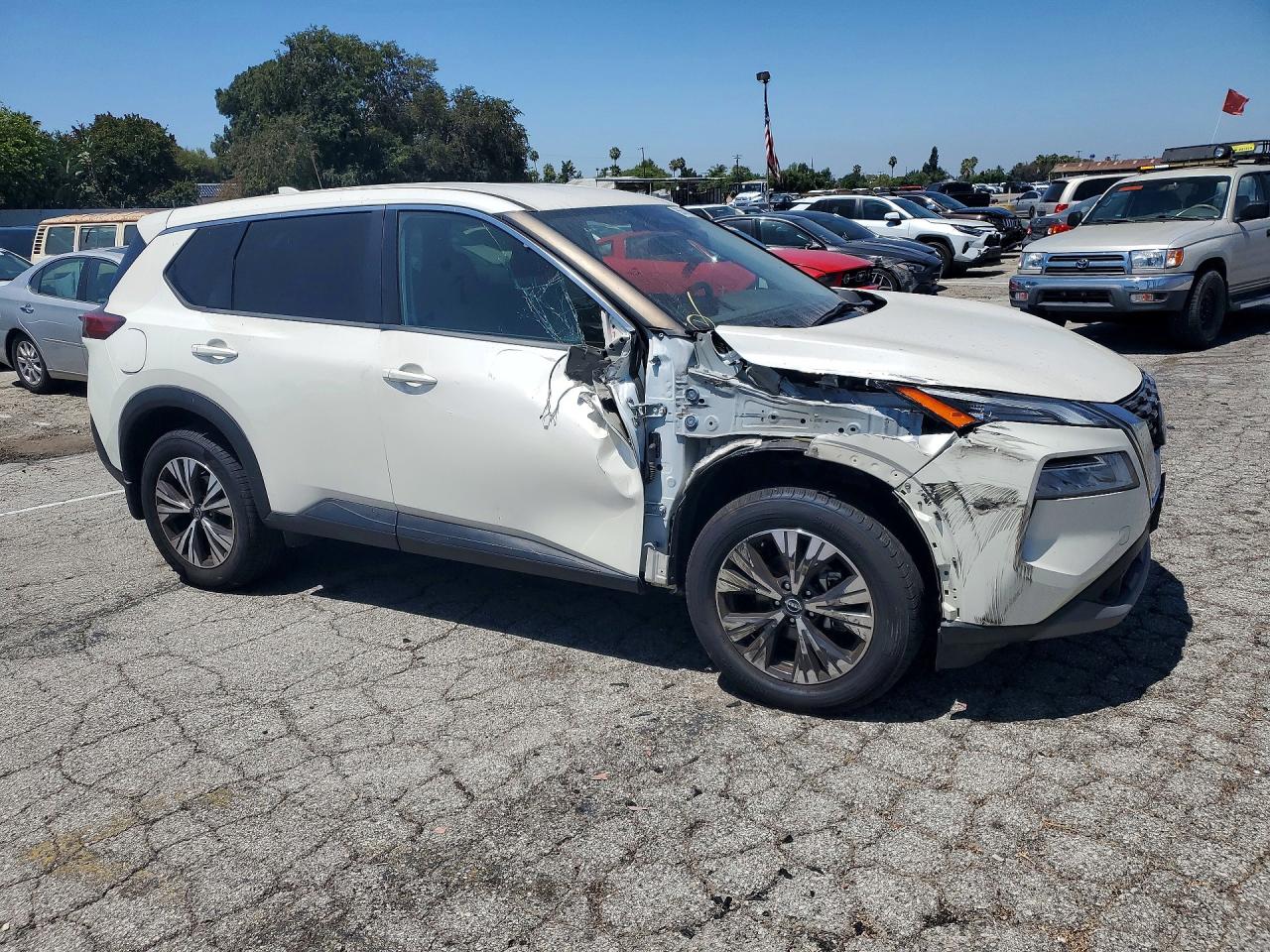 2023 Nissan Rogue Sv White vin: JN8BT3BA8PW425081