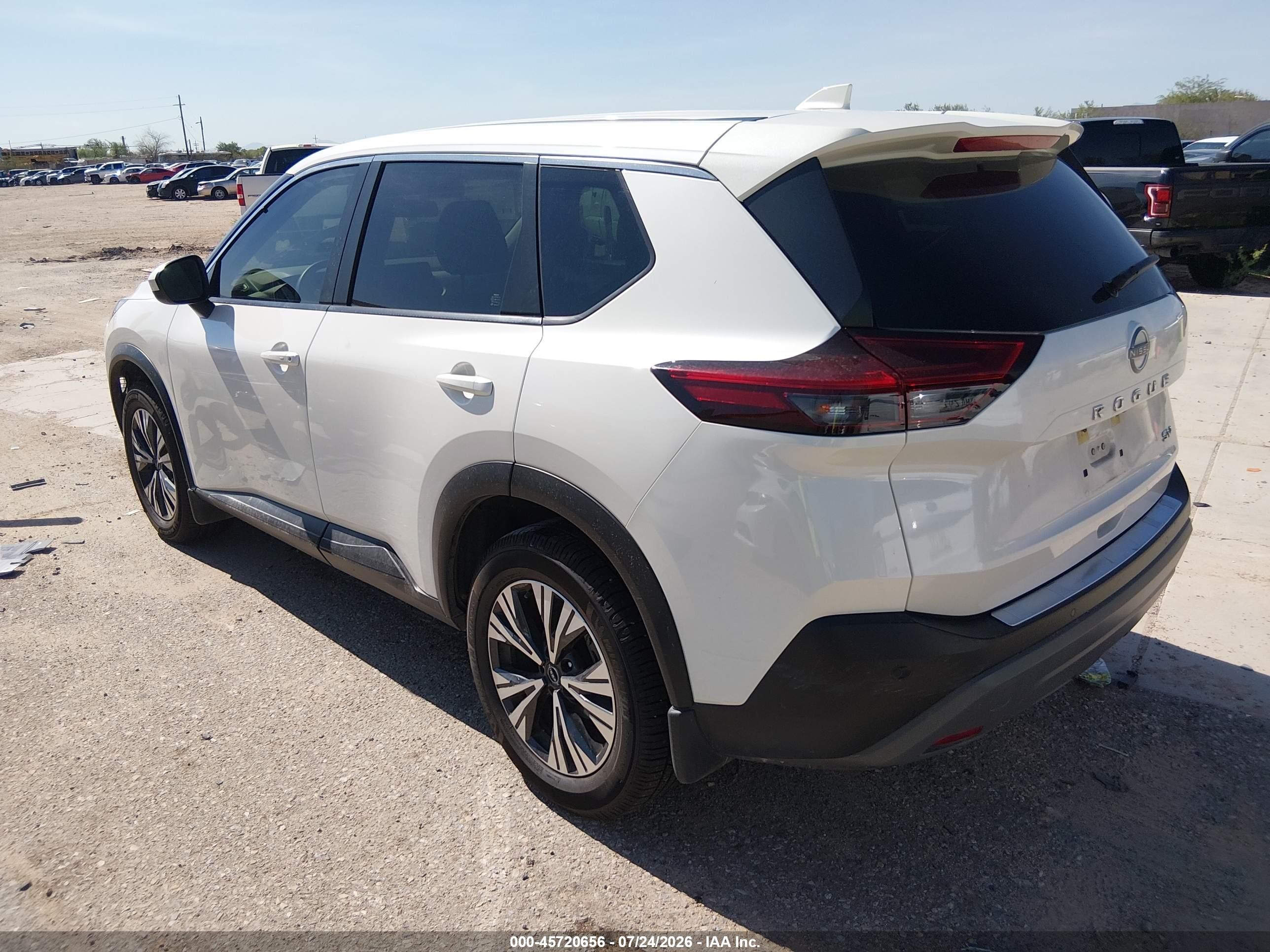 2023 Nissan Rogue Sv Fwd White vin: JN8BT3BA8PW436100