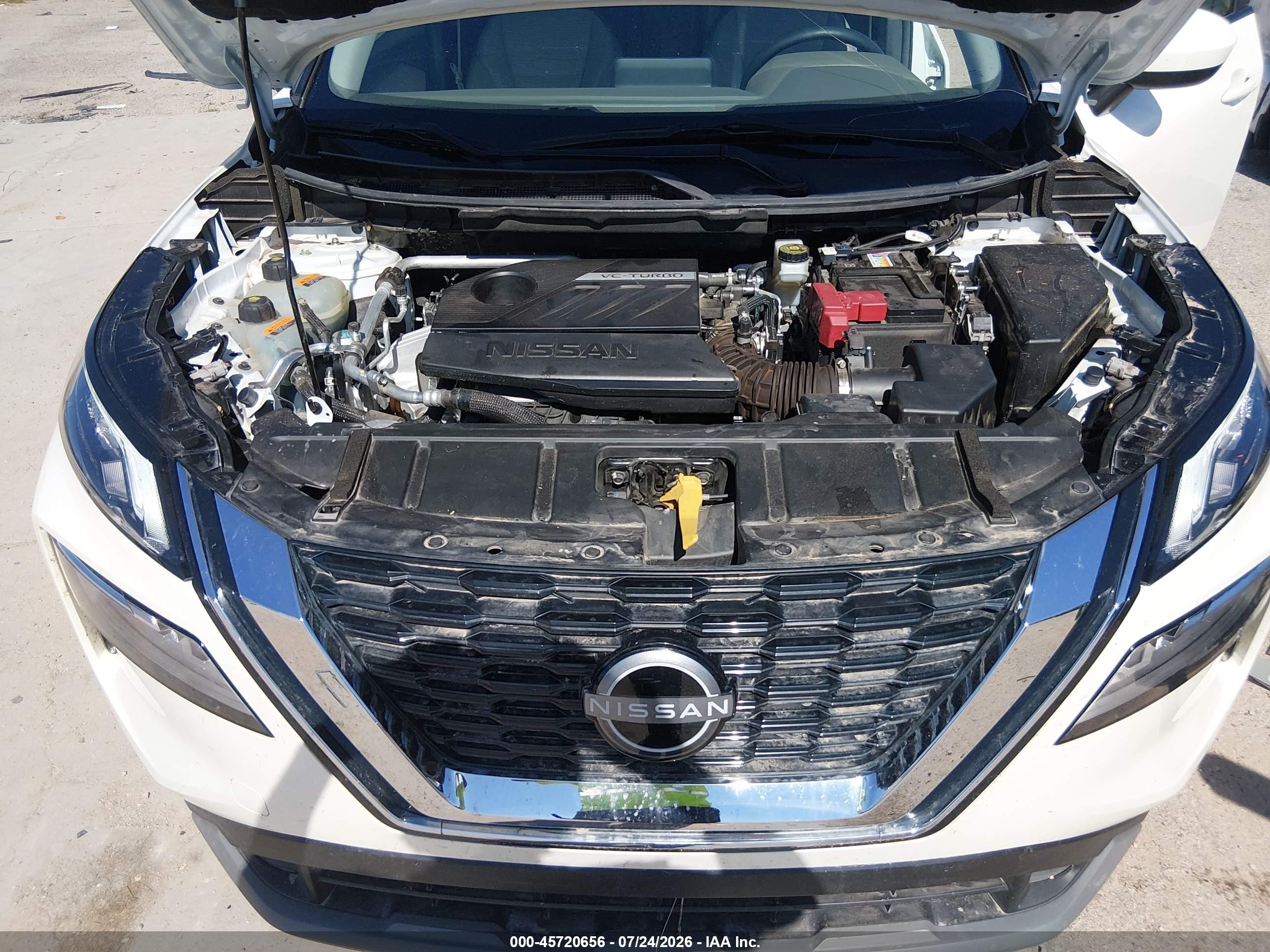 2023 Nissan Rogue Sv Fwd White vin: JN8BT3BA8PW436100