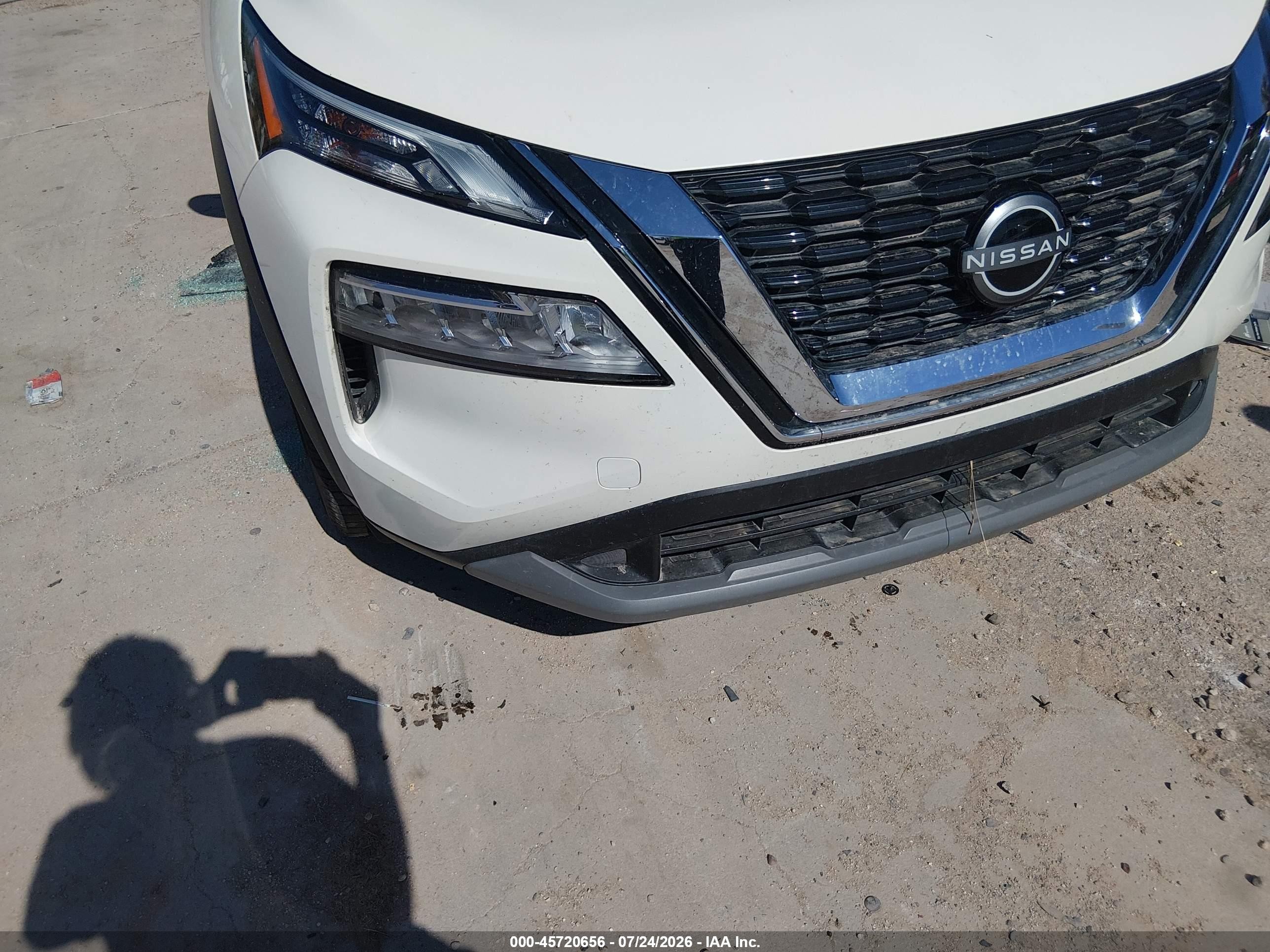 2023 Nissan Rogue Sv Fwd White vin: JN8BT3BA8PW436100