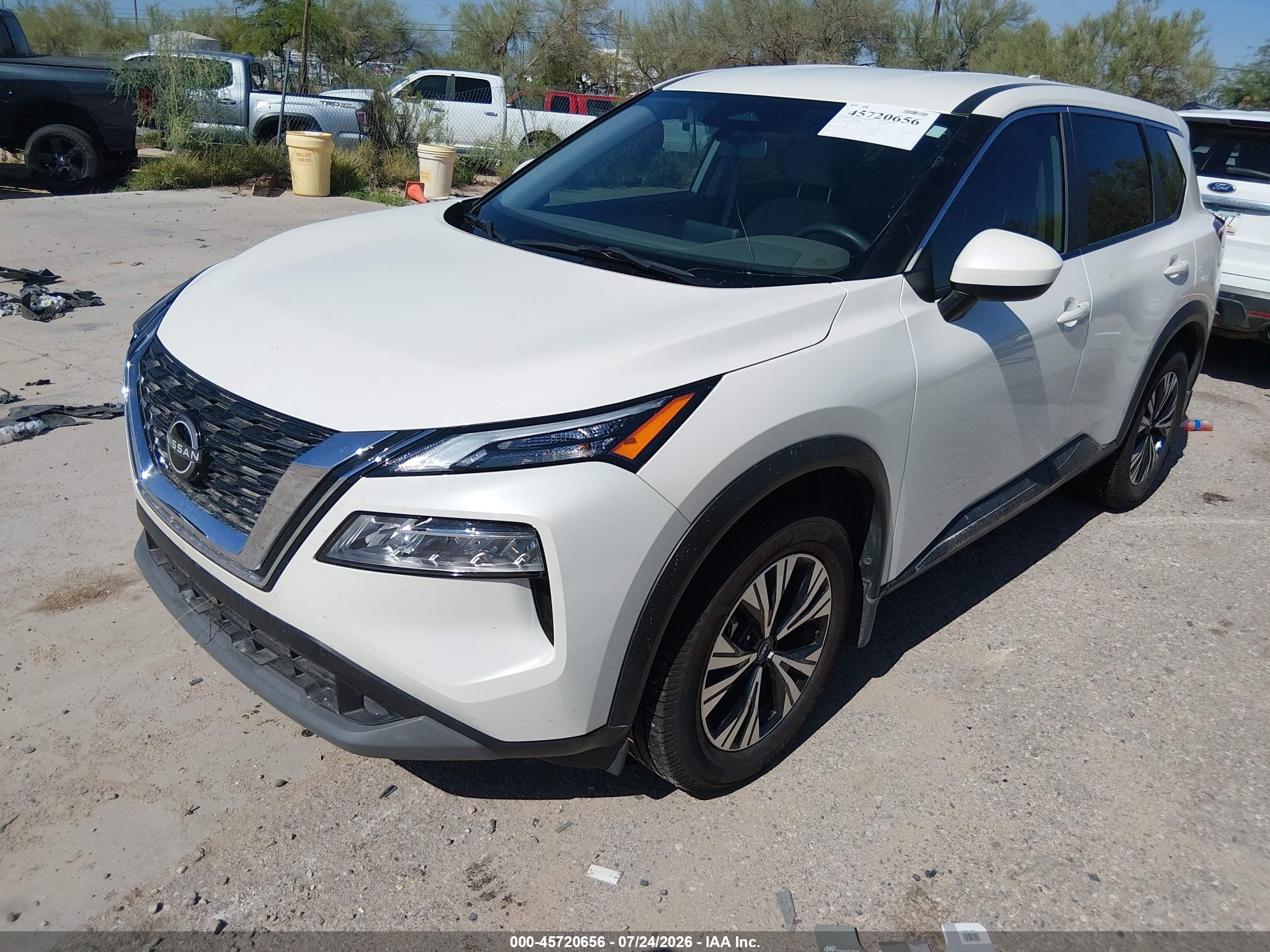 2023 Nissan Rogue Sv Fwd White vin: JN8BT3BA8PW436100