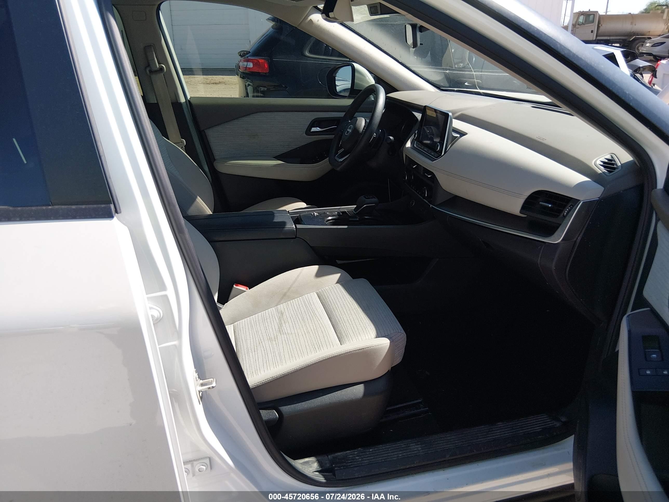2023 Nissan Rogue Sv Fwd White vin: JN8BT3BA8PW436100