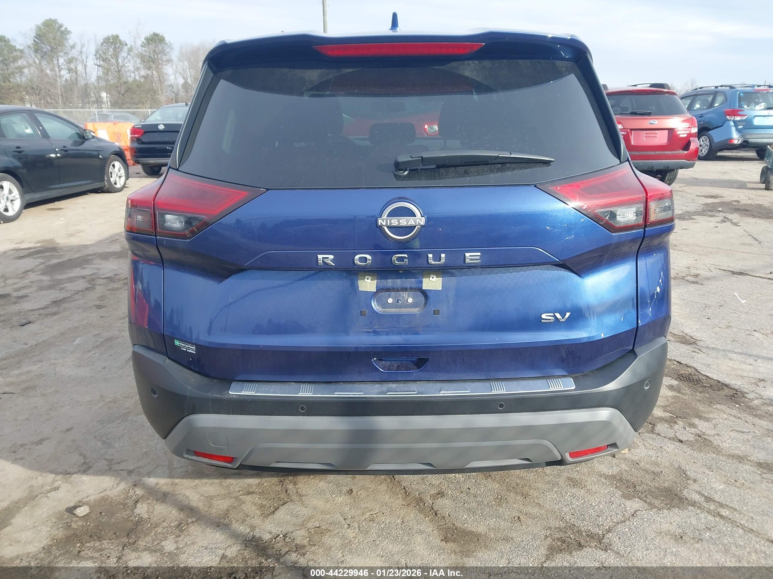 2023 Nissan Rogue Sv Fwd Blue vin: JN8BT3BAXPW419170