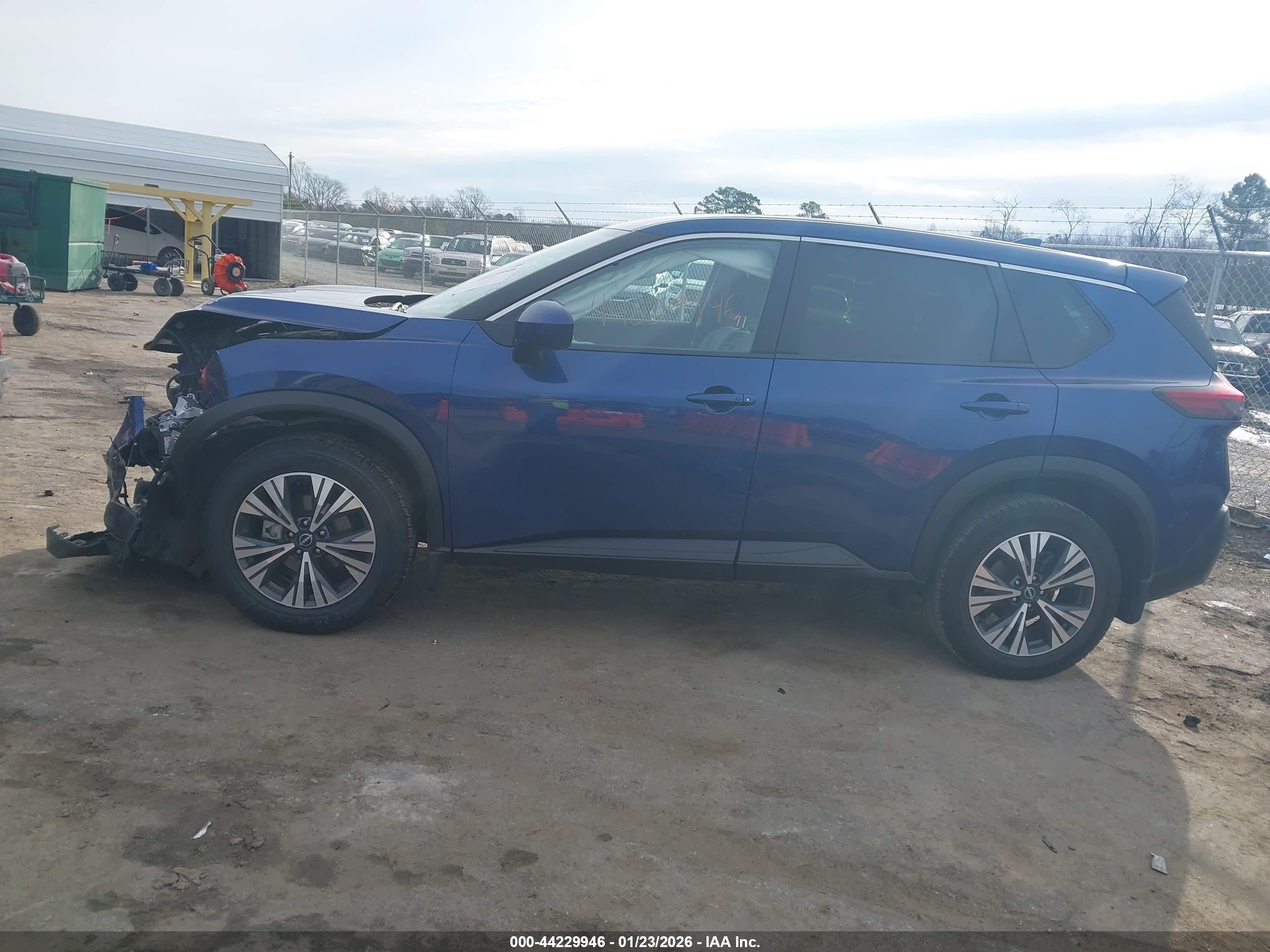2023 Nissan Rogue Sv Fwd Blue vin: JN8BT3BAXPW419170