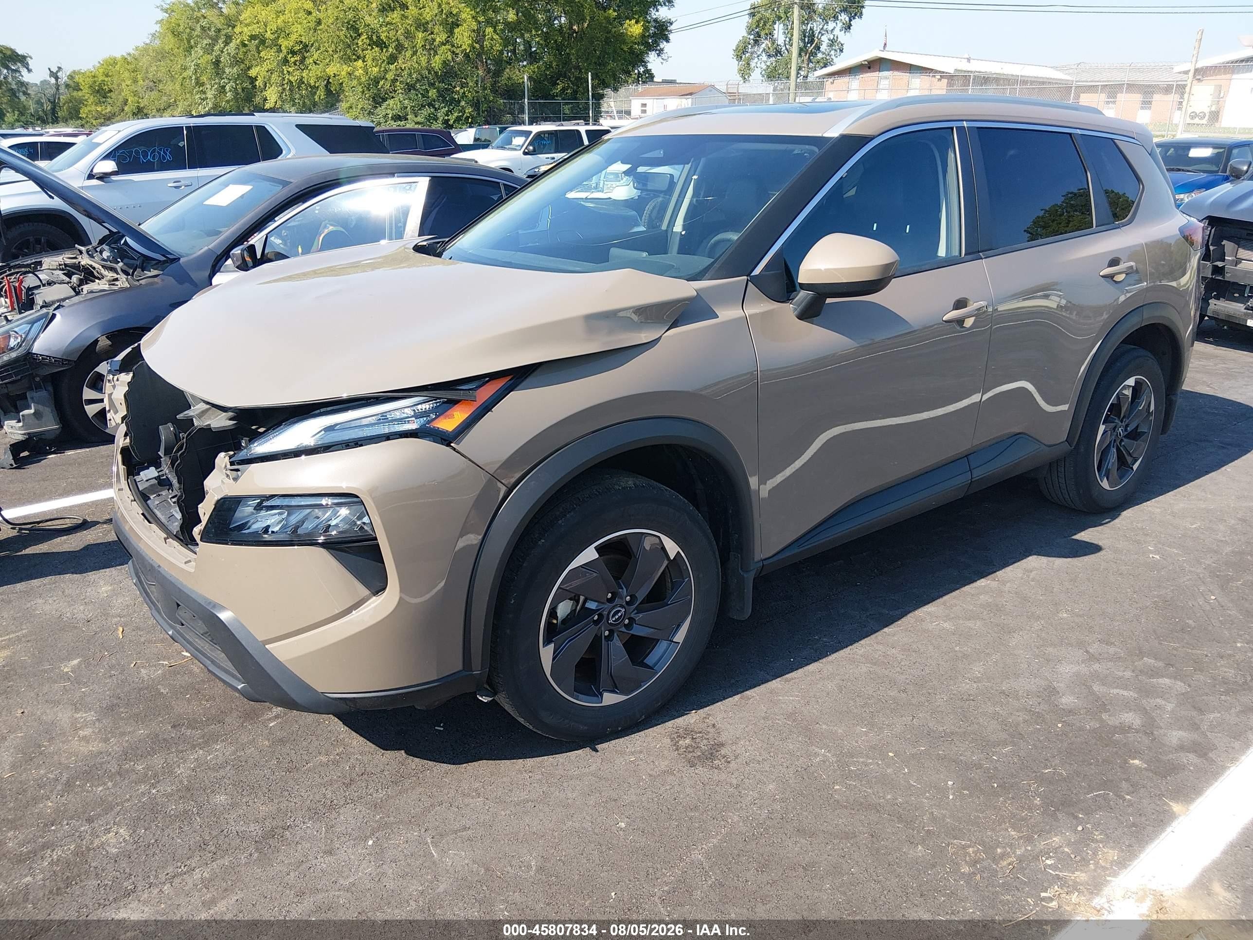 2024 Nissan Rogue Sv Fwd Tan vin: JN8BT3BAXRW355456