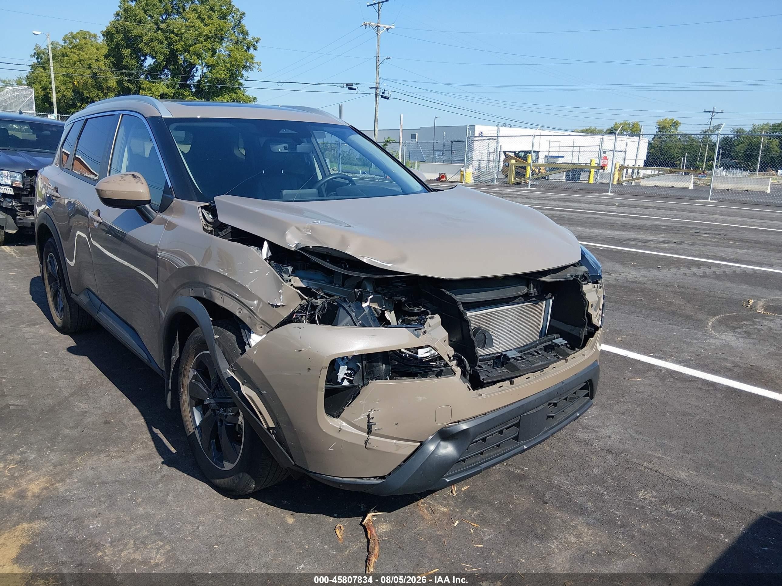 2024 Nissan Rogue Sv Fwd Tan vin: JN8BT3BAXRW355456
