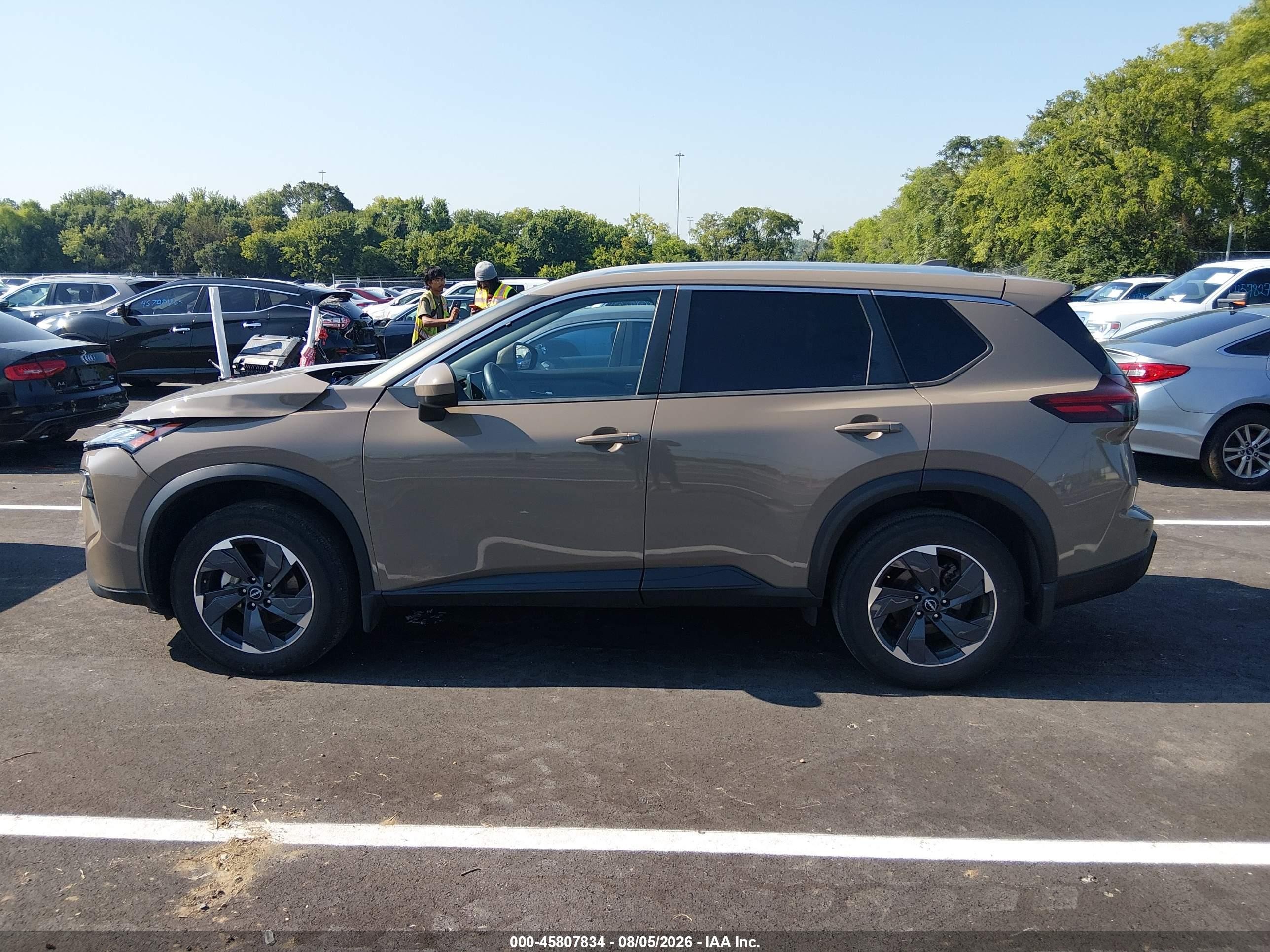 2024 Nissan Rogue Sv Fwd Tan vin: JN8BT3BAXRW355456