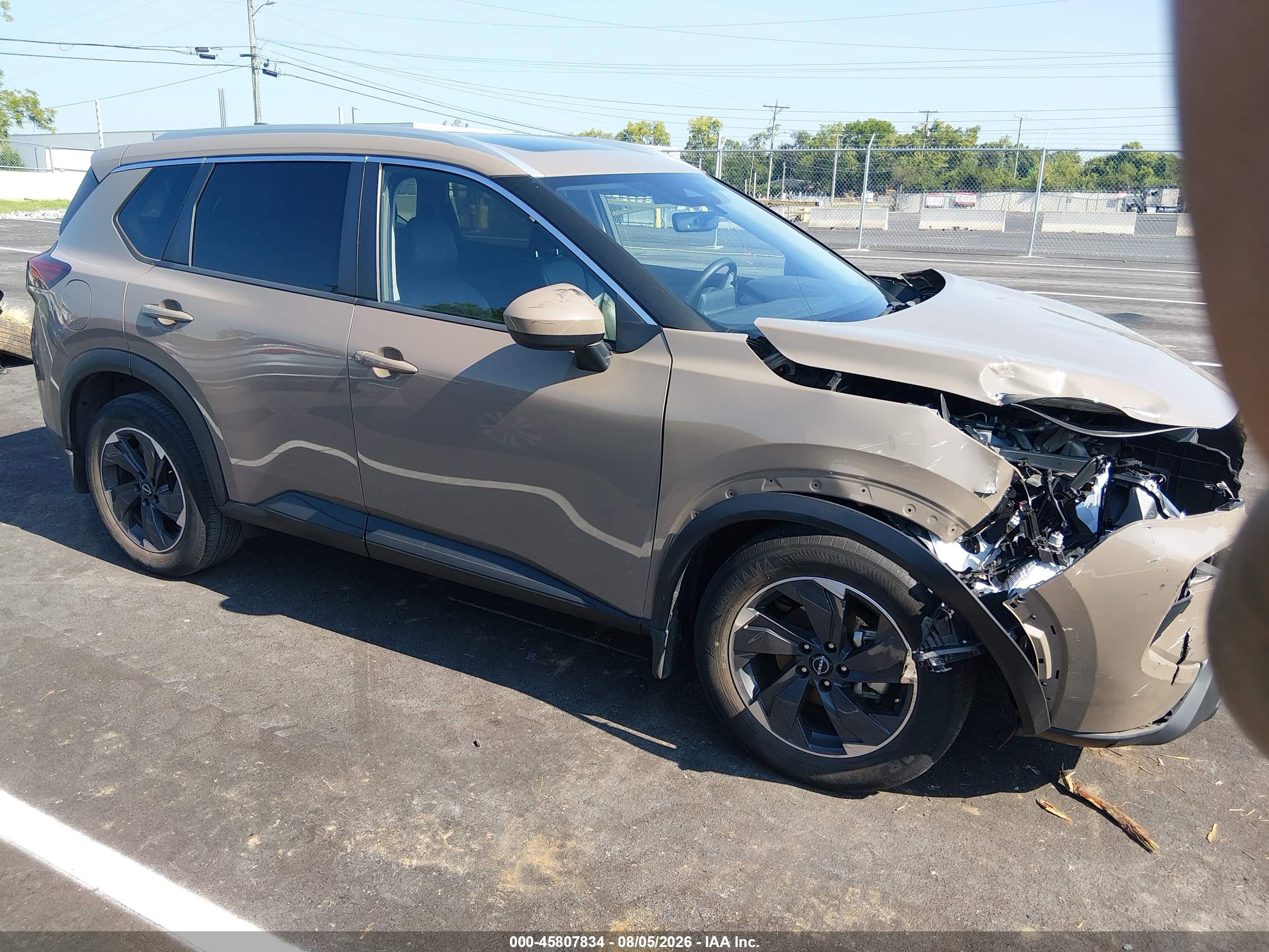 2024 Nissan Rogue Sv Fwd Tan vin: JN8BT3BAXRW355456