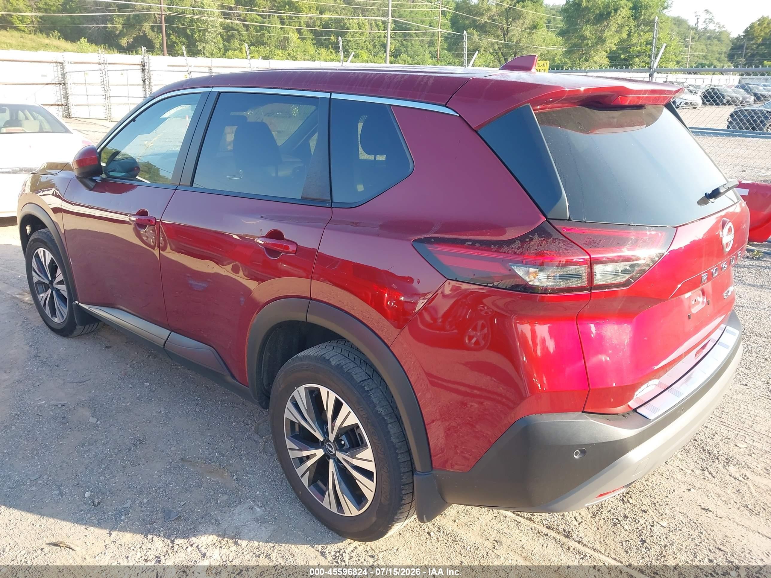 2023 Nissan Rogue Sv Intelligent Awd Red vin: JN8BT3BB0PW192788