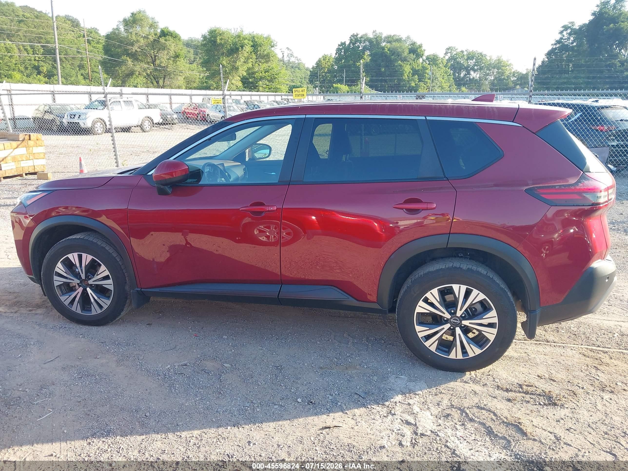 2023 Nissan Rogue Sv Intelligent Awd Red vin: JN8BT3BB0PW192788