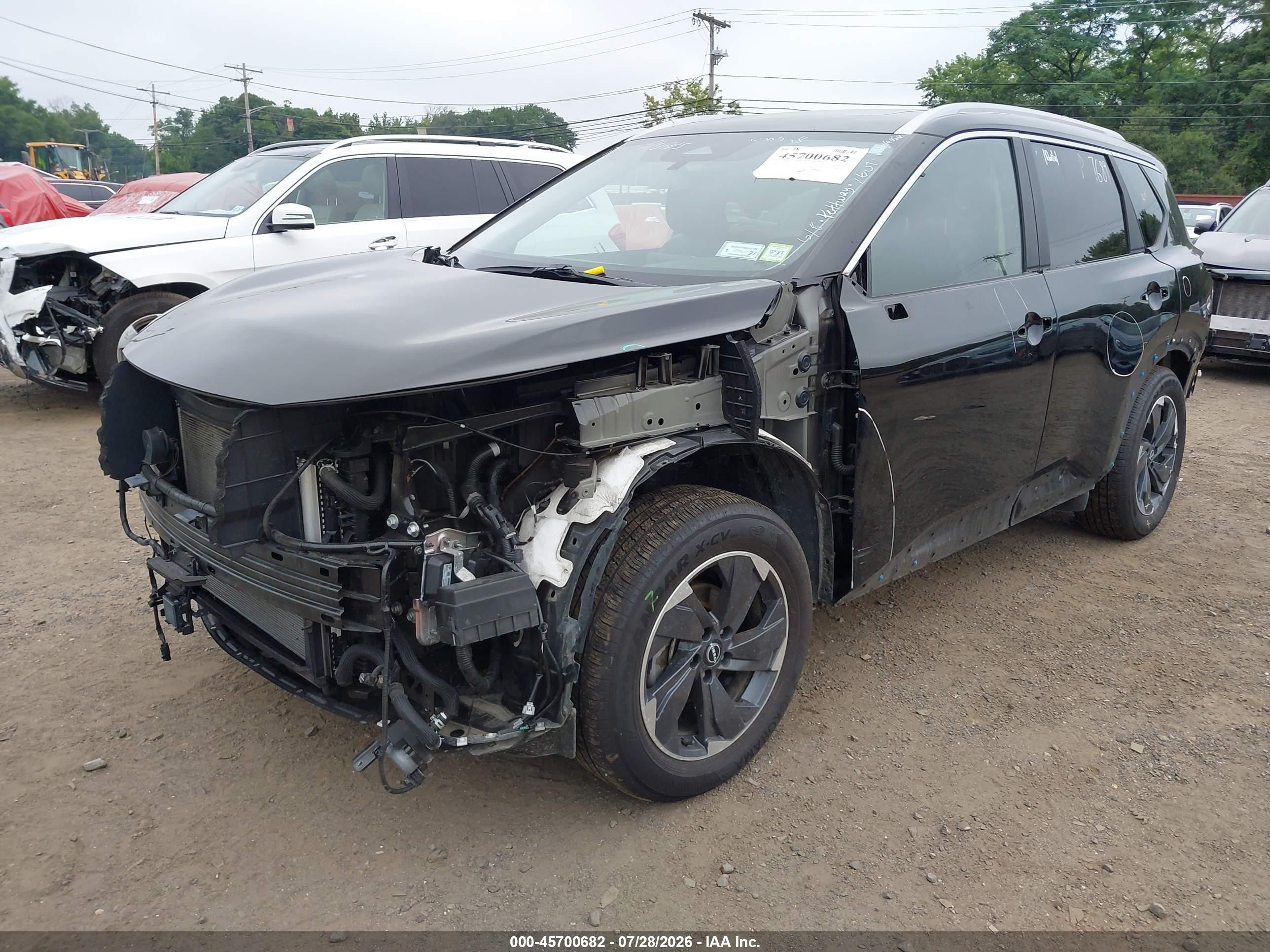 2025 Nissan Rogue Sv Intelligent Awd Black vin: JN8BT3BB3SW155548