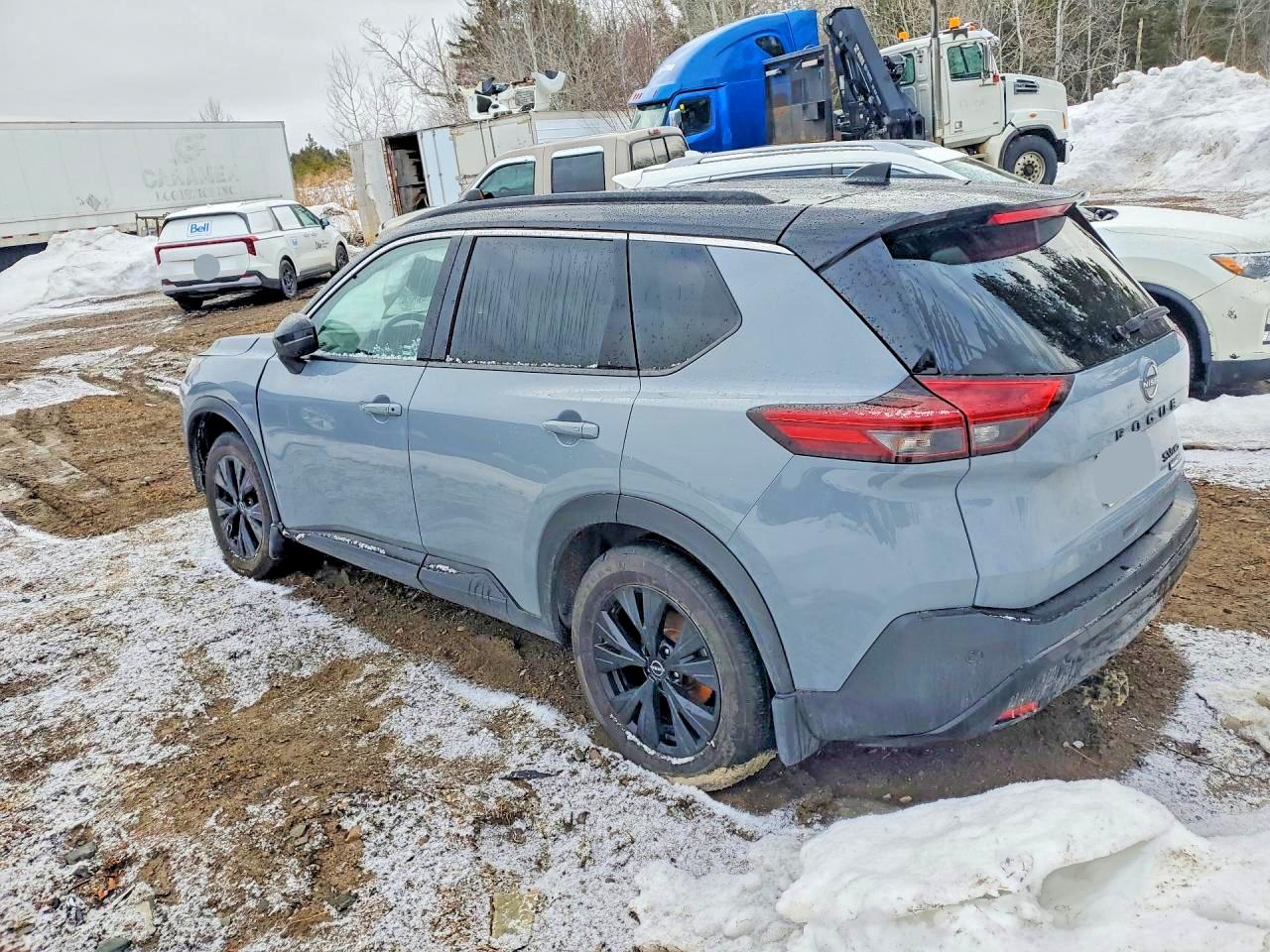 2023 Nissan Rogue Sv Серый vin: JN8BT3BB6PW183383