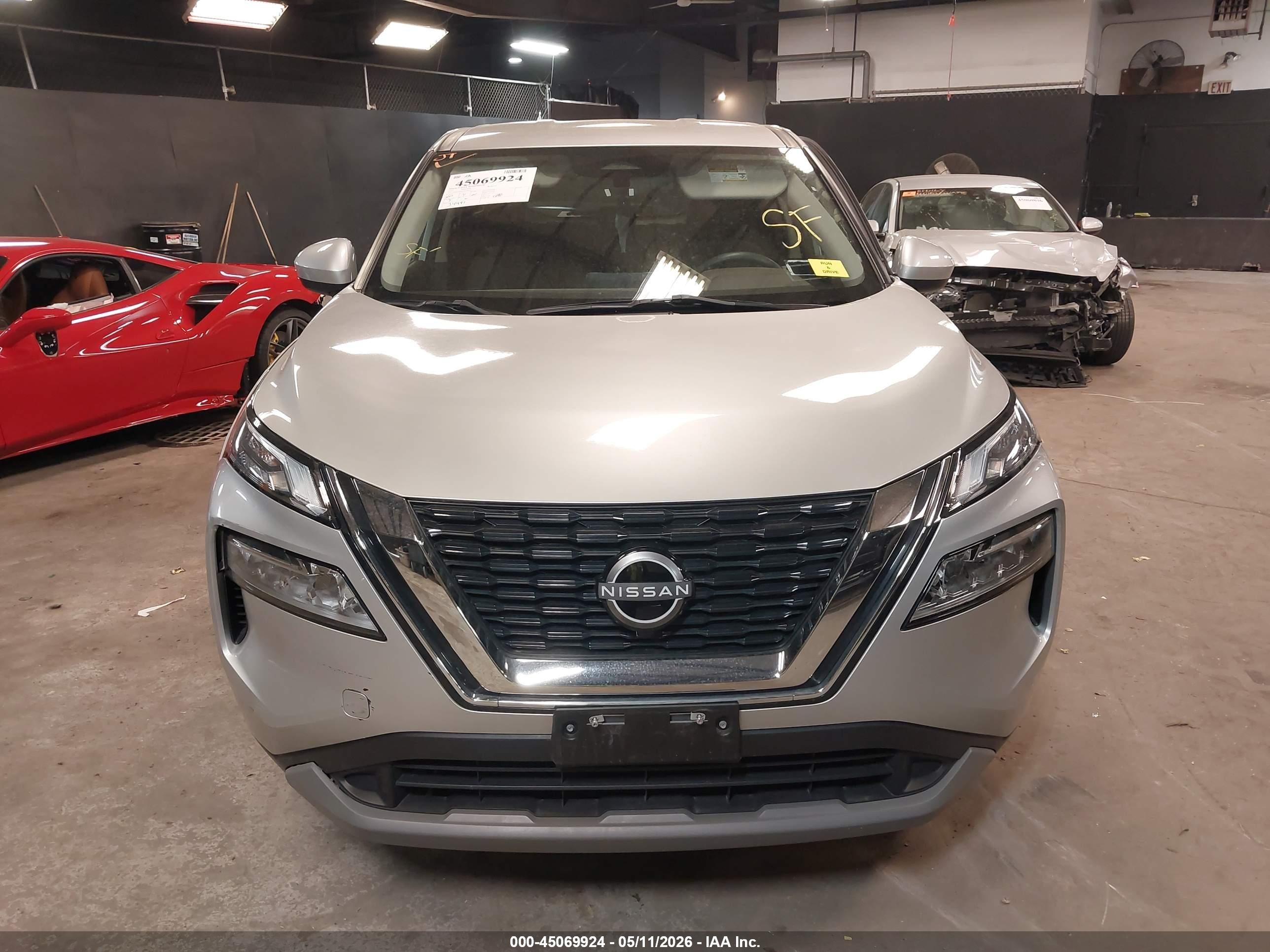 2023 Nissan Rogue Sv Intelligent Awd Серебряный vin: JN8BT3BB6PW496143