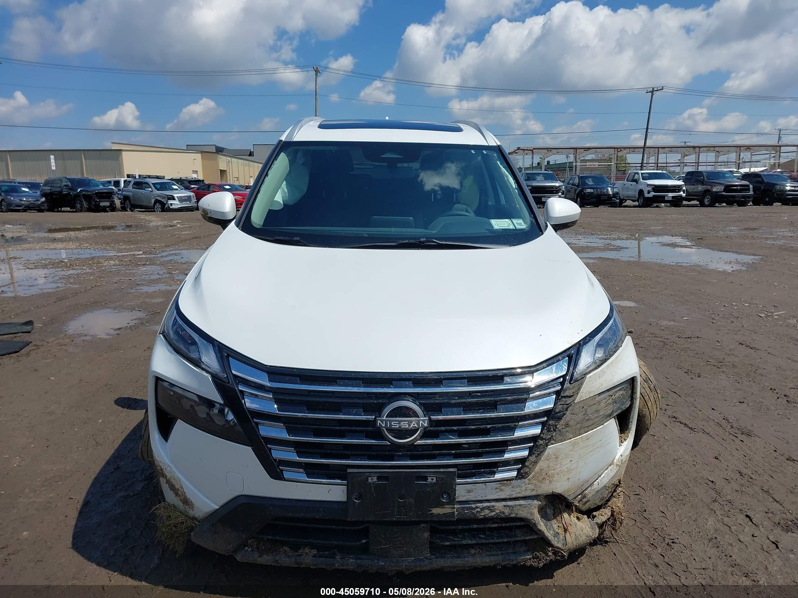 2025 Nissan Rogue Sv Intelligent Awd Белый vin: JN8BT3BB6SW162087