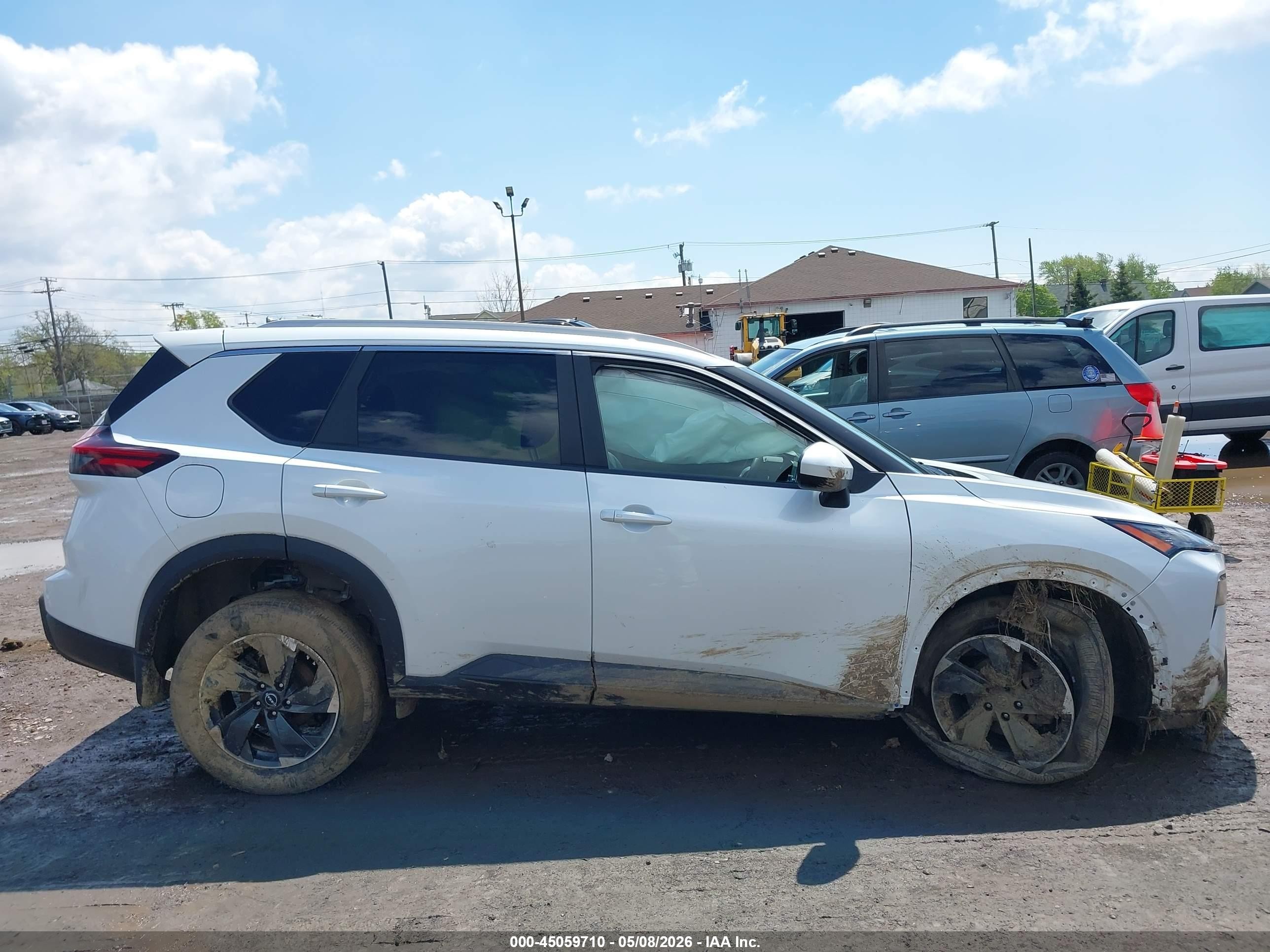 2025 Nissan Rogue Sv Intelligent Awd Белый vin: JN8BT3BB6SW162087
