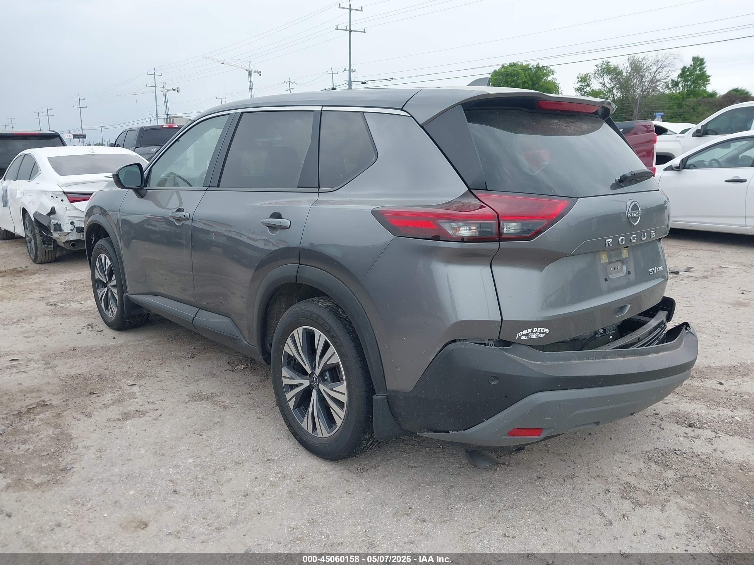 2023 Nissan Rogue Sv Intelligent Awd Серый vin: JN8BT3BB7PW474538