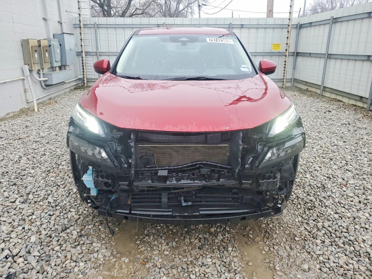 2025 Nissan Rogue Sv Red vin: JN8BT3BB7SW417961