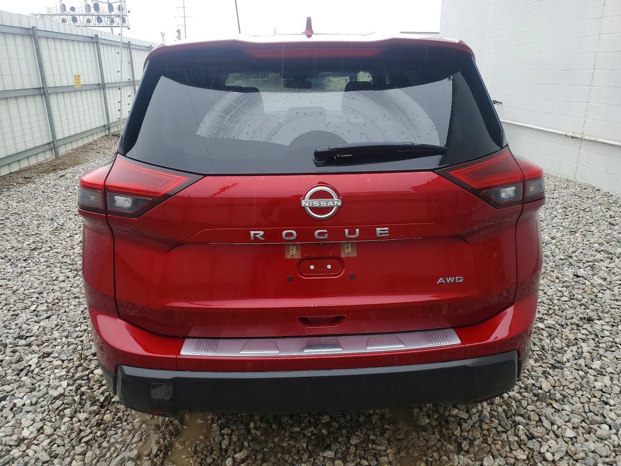 2025 Nissan Rogue Sv Red vin: JN8BT3BB7SW417961