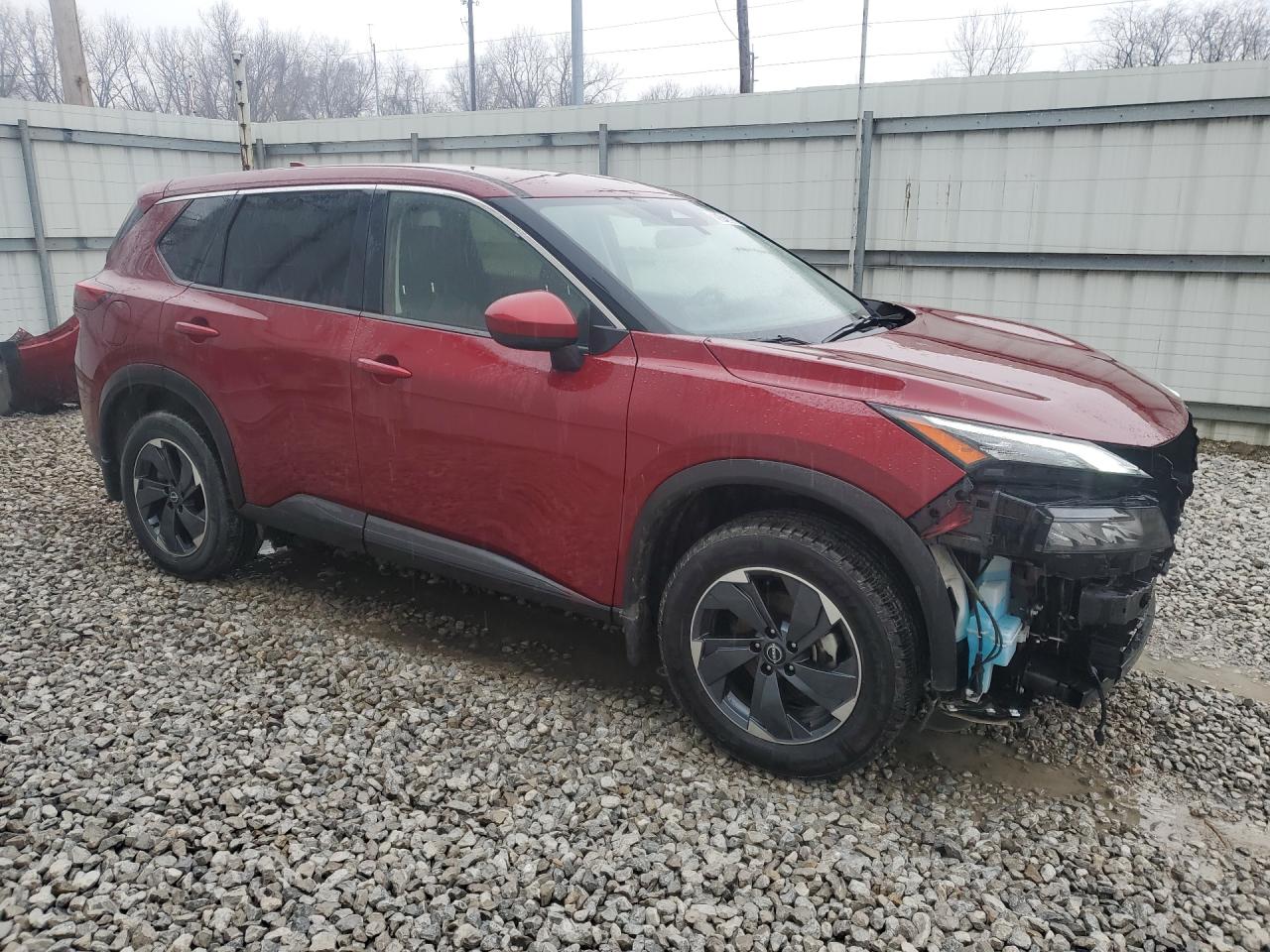 2025 Nissan Rogue Sv Red vin: JN8BT3BB7SW417961 Damage: Right Front Fender, Multiple Dents/Paint Damage, 2