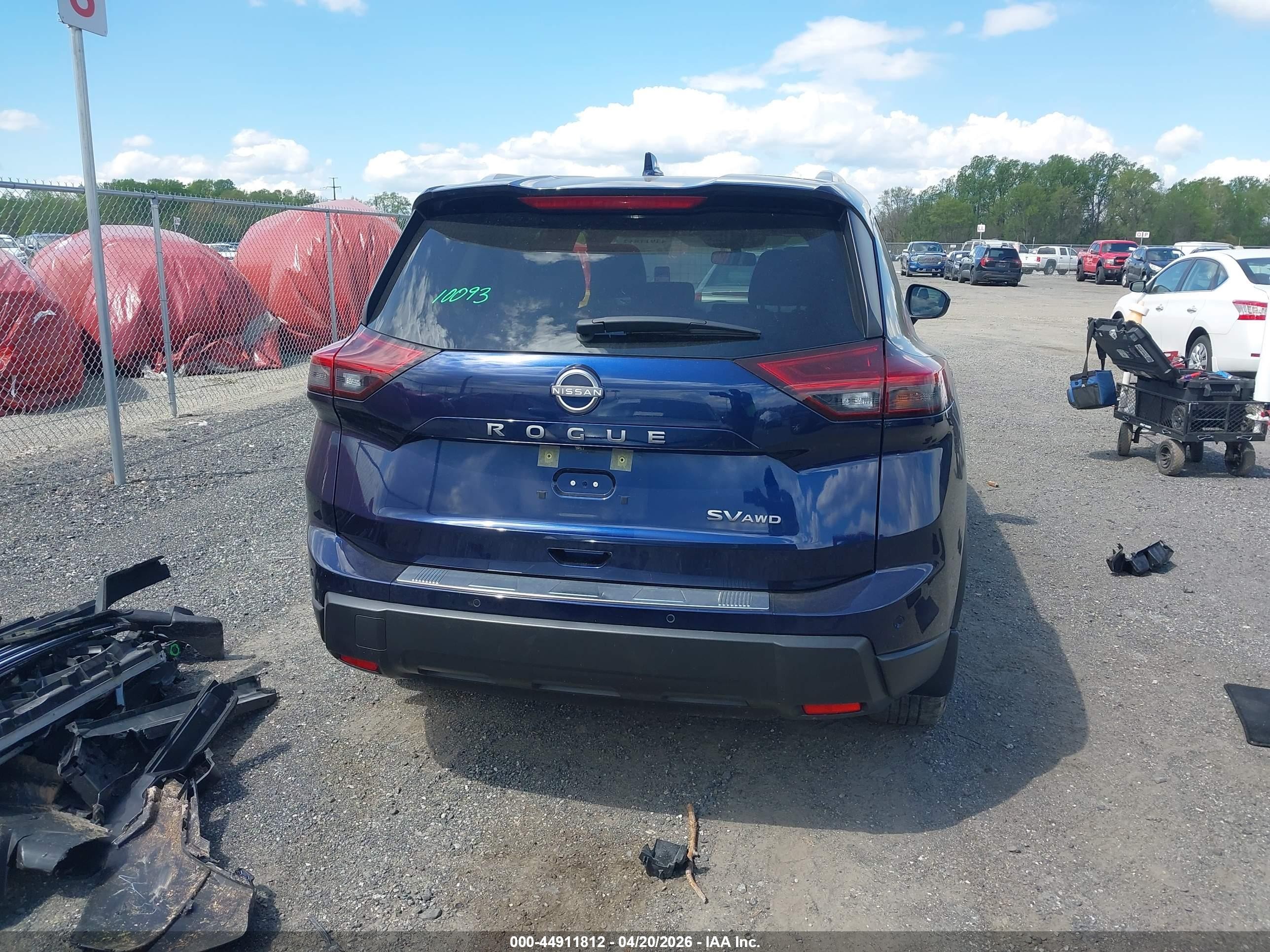 2024 Nissan Rogue Sv Intelligent Awd Blue vin: JN8BT3BB9RW177726