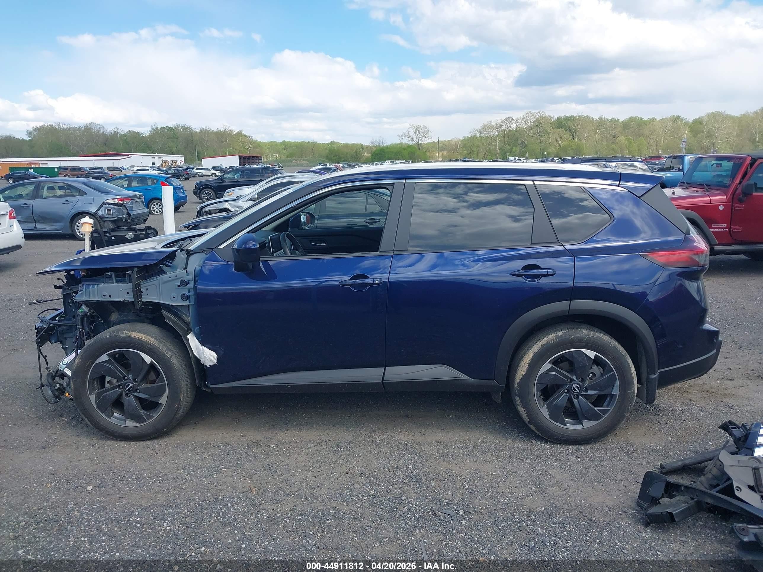 2024 Nissan Rogue Sv Intelligent Awd Blue vin: JN8BT3BB9RW177726