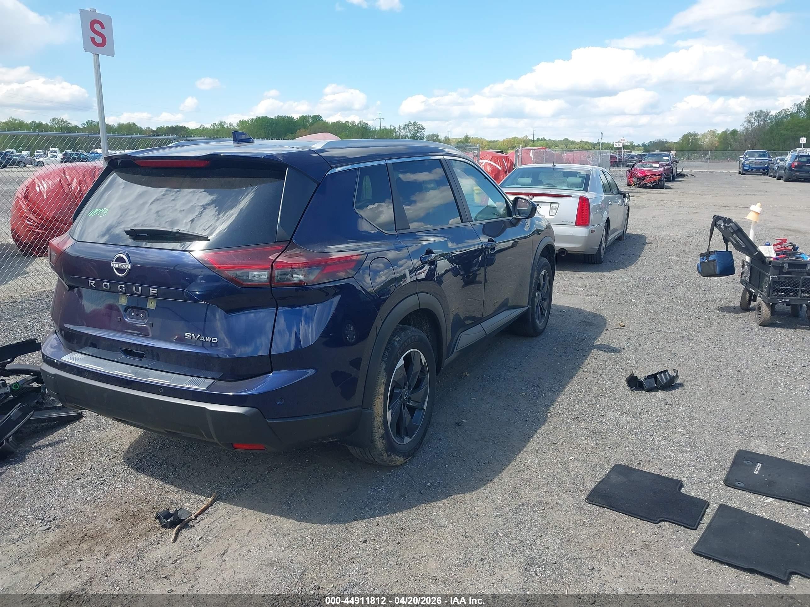 2024 Nissan Rogue Sv Intelligent Awd Blue vin: JN8BT3BB9RW177726