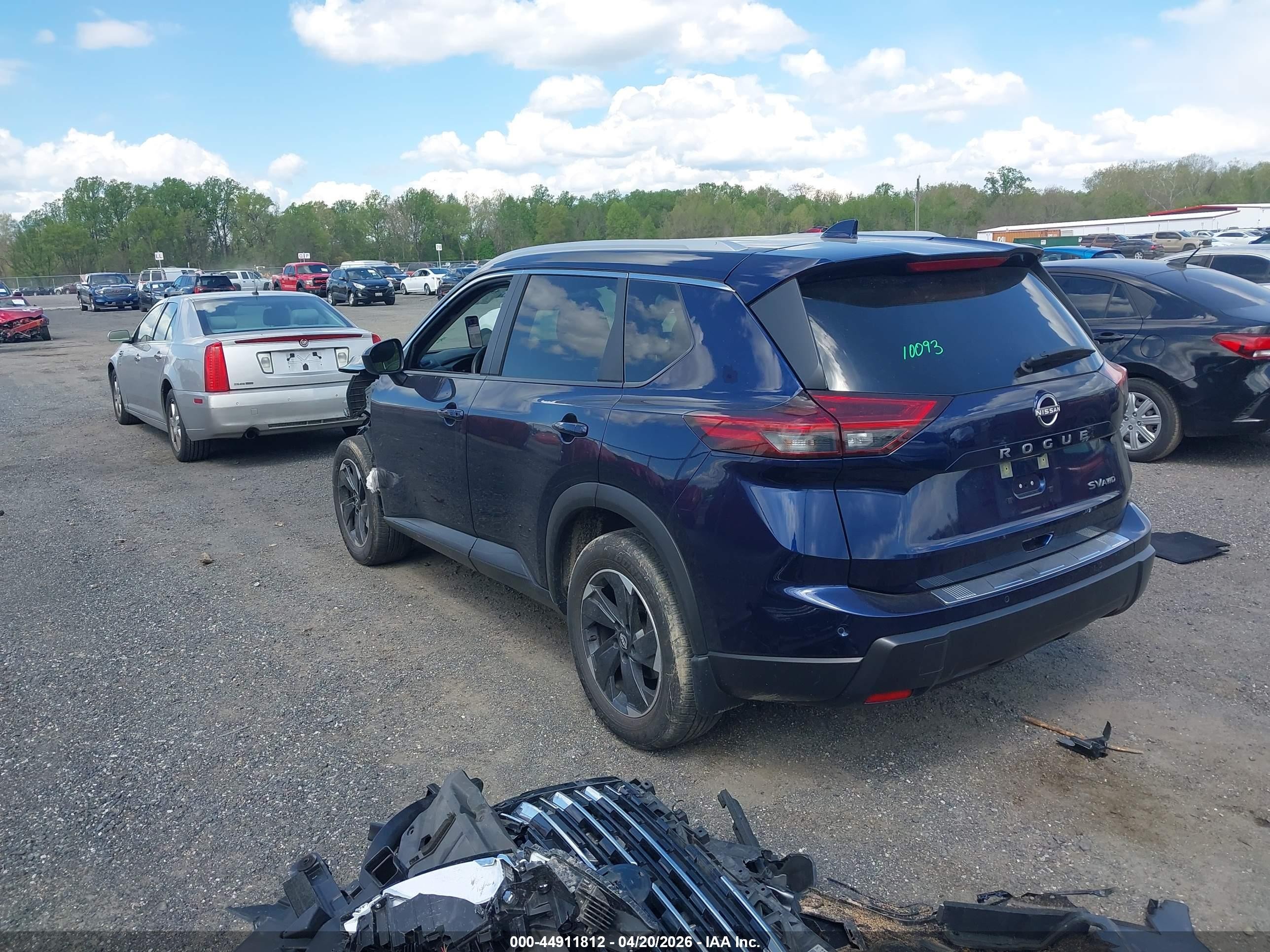 2024 Nissan Rogue Sv Intelligent Awd Blue vin: JN8BT3BB9RW177726