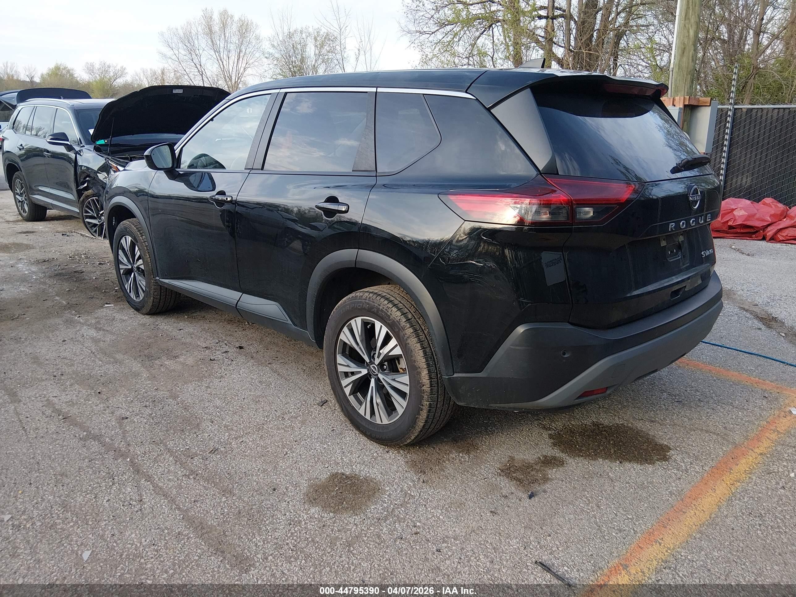 2023 Nissan Rogue Sv Intelligent Awd Black vin: JN8BT3BBXPW472475