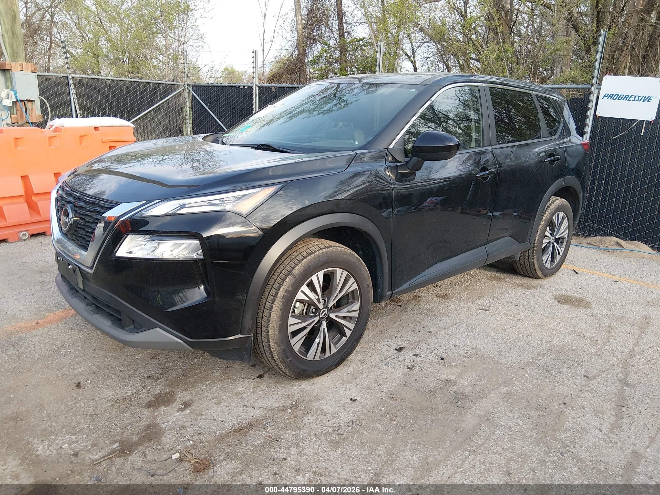 2023 Nissan Rogue Sv Intelligent Awd Black vin: JN8BT3BBXPW472475