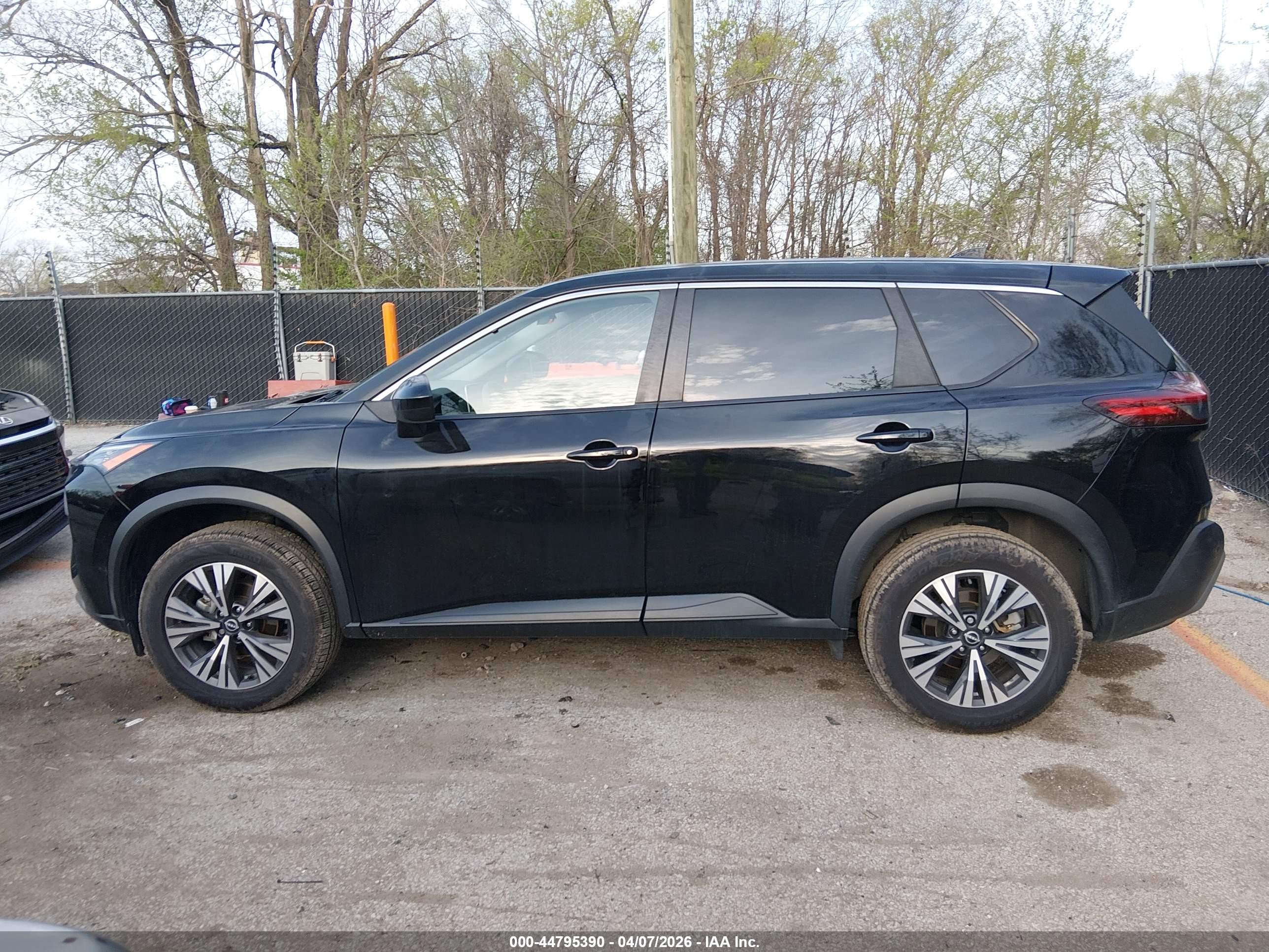 2023 Nissan Rogue Sv Intelligent Awd Black vin: JN8BT3BBXPW472475