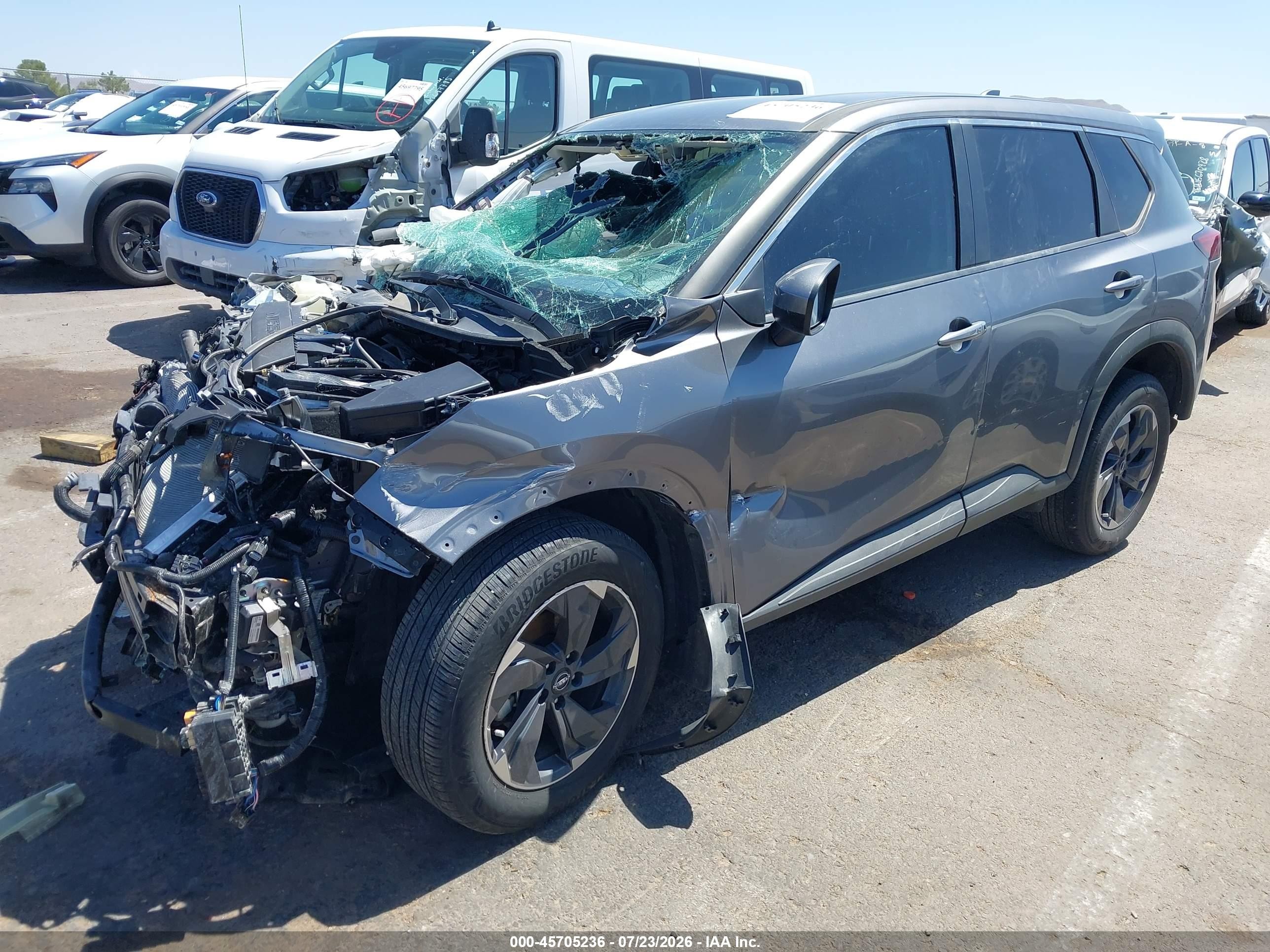 2025 Nissan Rogue Sv Intelligent Awd Серый vin: JN8BT3BBXSW417811