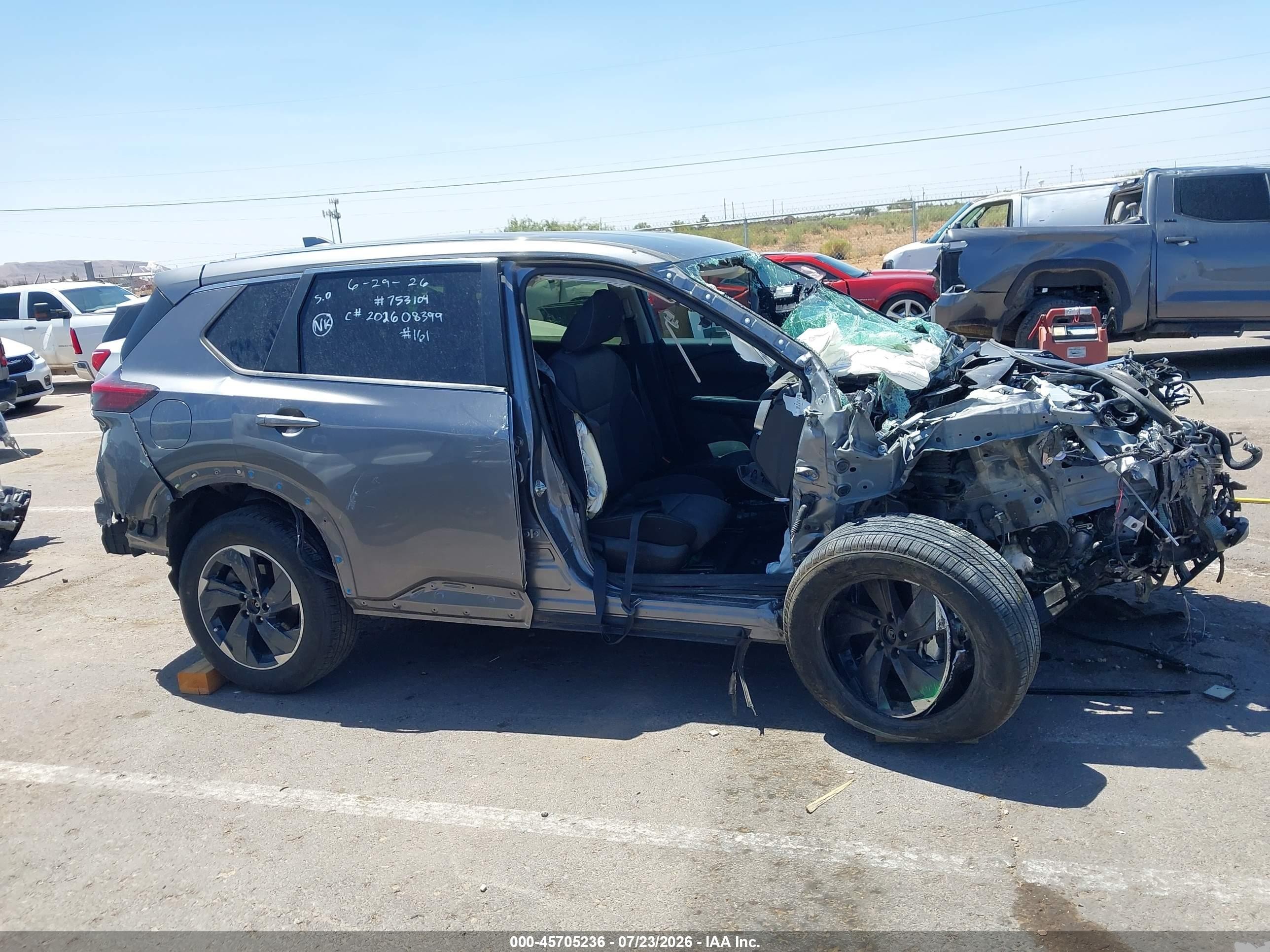 2025 Nissan Rogue Sv Intelligent Awd Серый vin: JN8BT3BBXSW417811