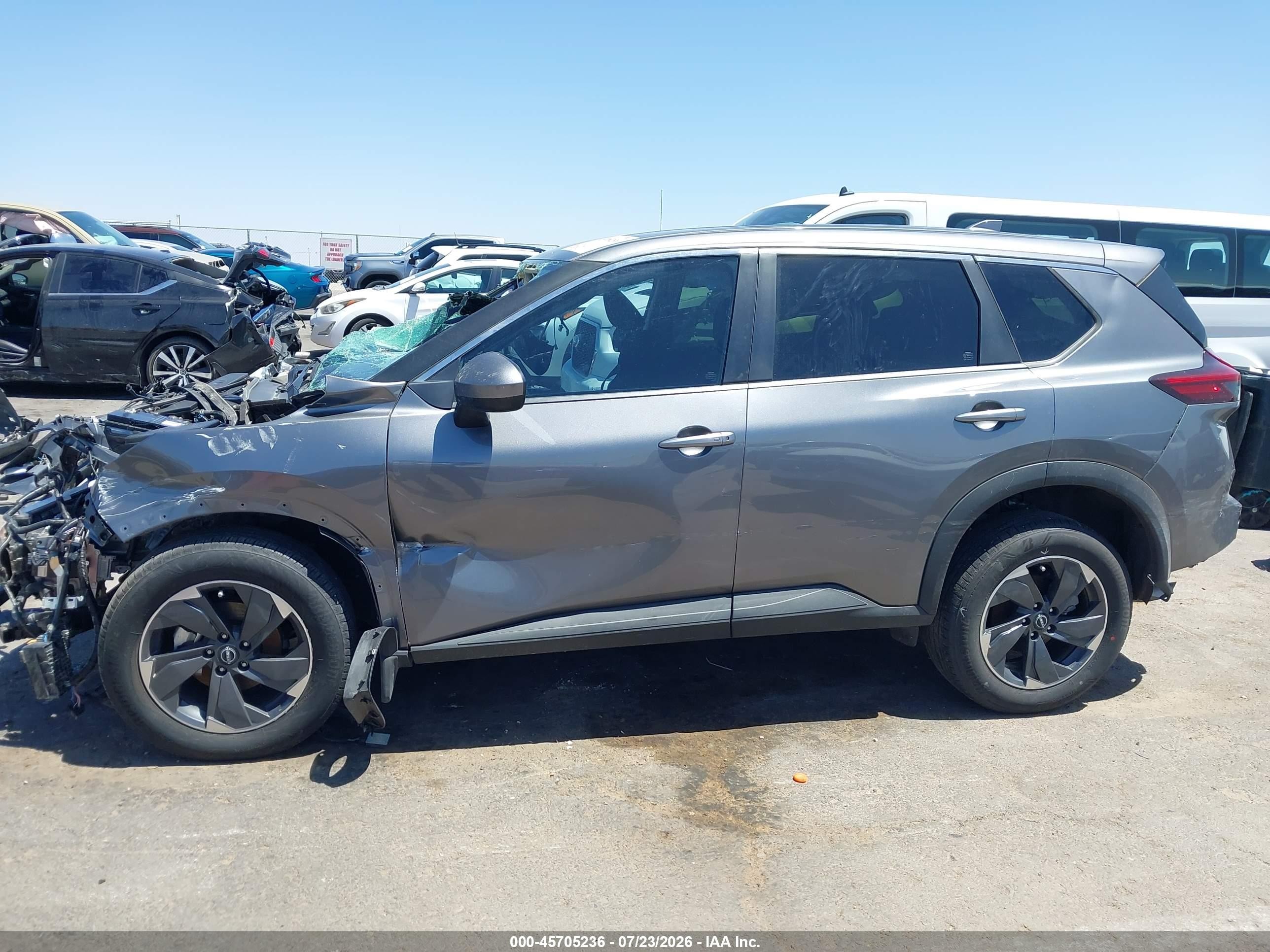 2025 Nissan Rogue Sv Intelligent Awd Серый vin: JN8BT3BBXSW417811