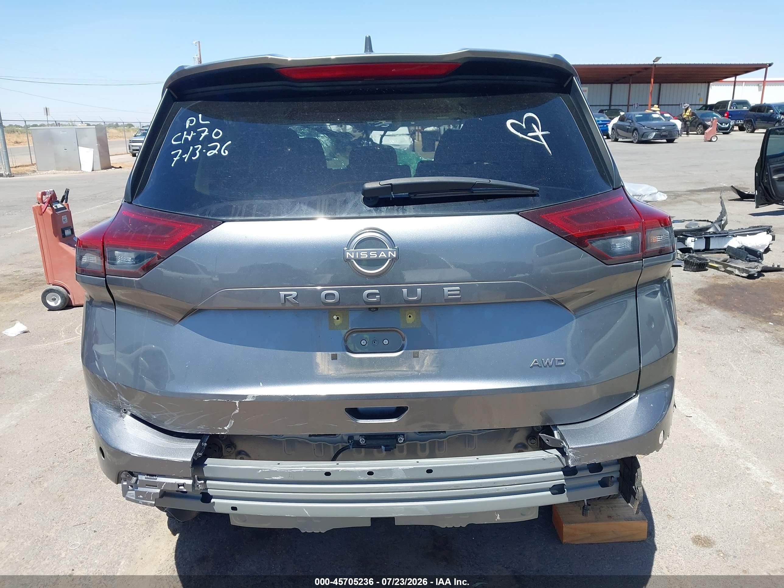 2025 Nissan Rogue Sv Intelligent Awd Серый vin: JN8BT3BBXSW417811