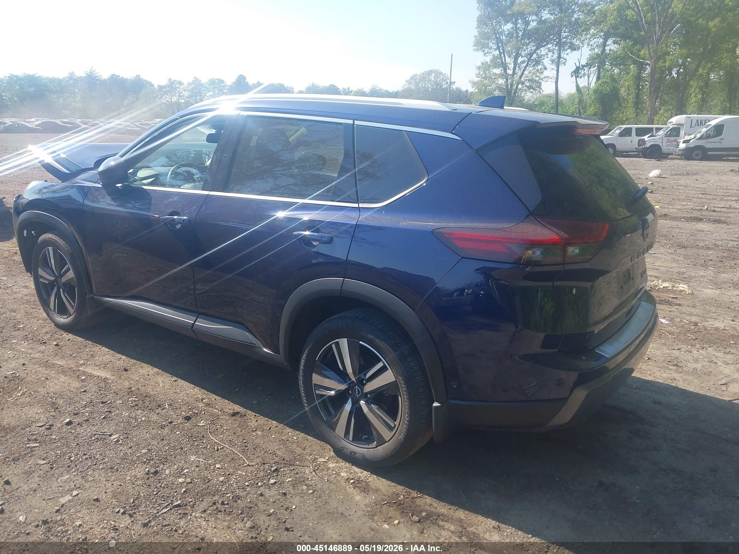 2025 Nissan Rogue Sl Intelligent Awd Blue vin: JN8BT3CB9SW169954